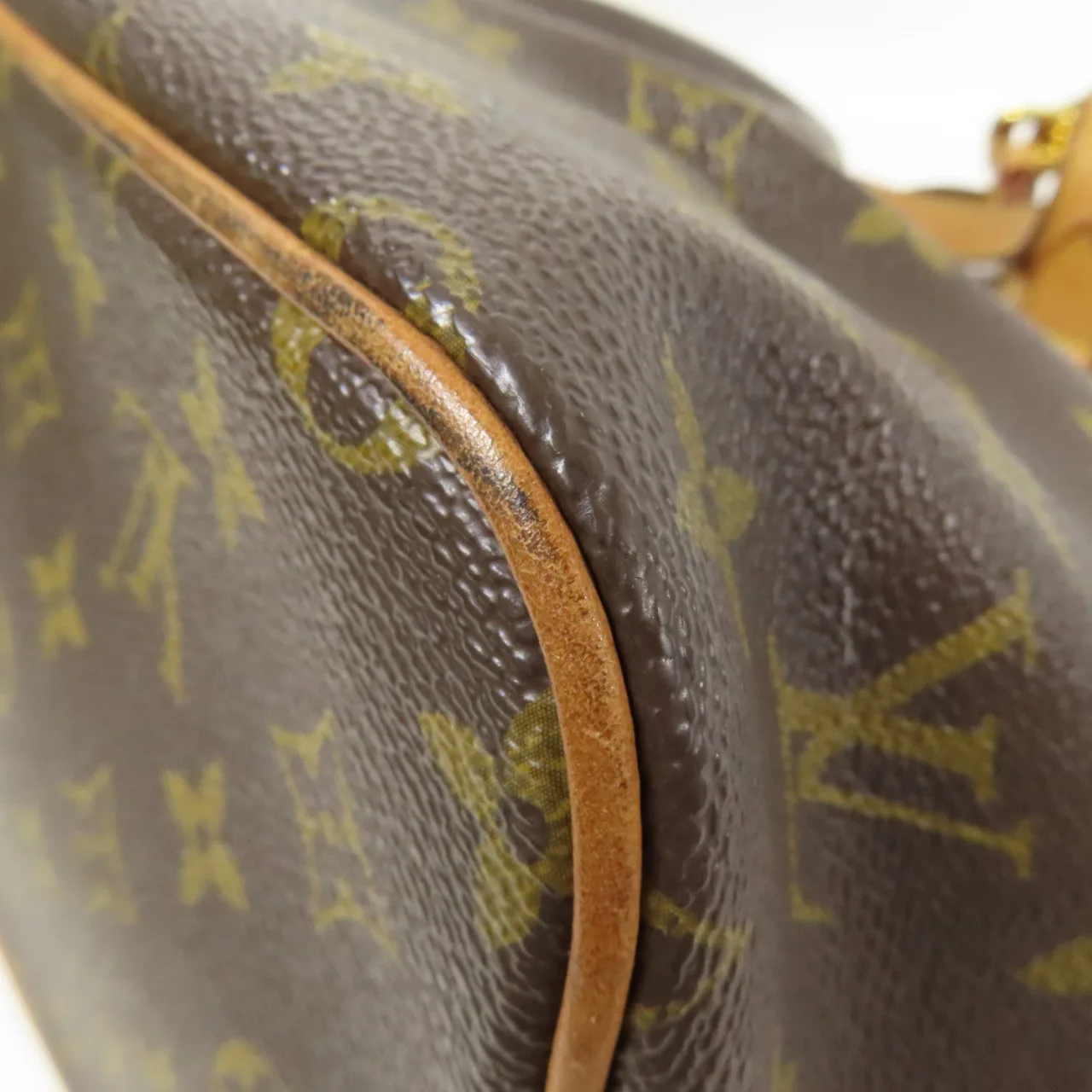 LOUIS VUITTON Palermo M40145 兩用包 塗層帆布 棕色 塗層帆布 中古品B - 縮圖 12
