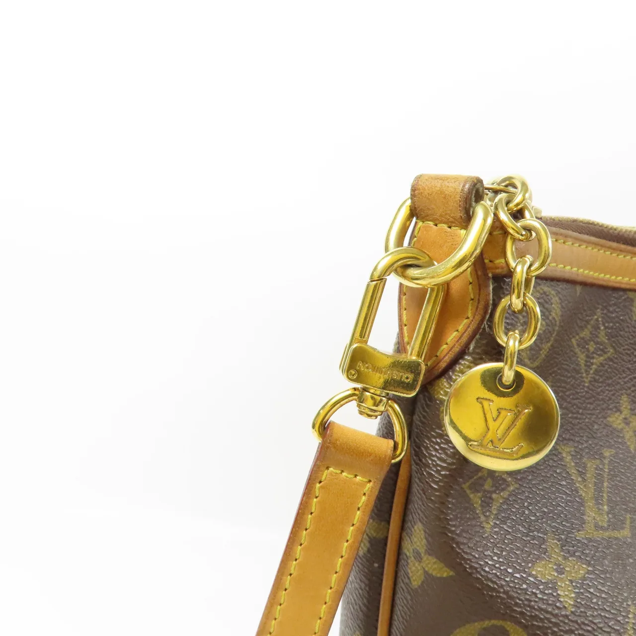 LOUIS VUITTON Palermo M40145 兩用包 塗層帆布 棕色 塗層帆布 中古品B - 縮圖 13