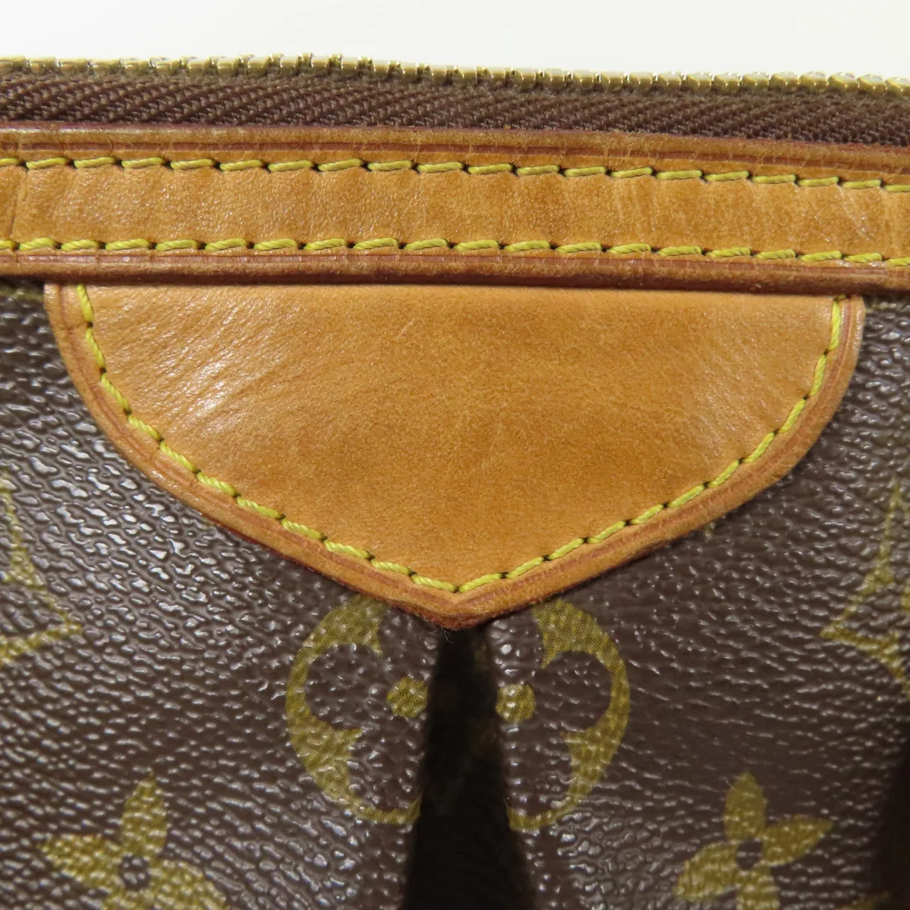 LOUIS VUITTON Palermo M40145 兩用包 塗層帆布 棕色 塗層帆布 中古品B - 縮圖 16