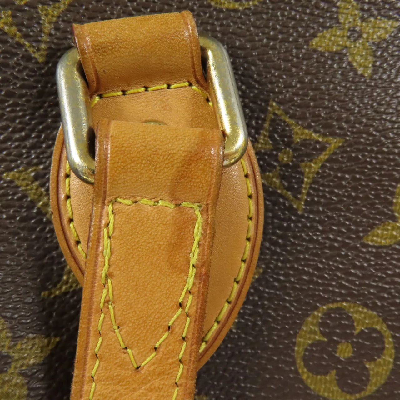LOUIS VUITTON Palermo M40145 兩用包 塗層帆布 棕色 塗層帆布 中古品B - 縮圖 17