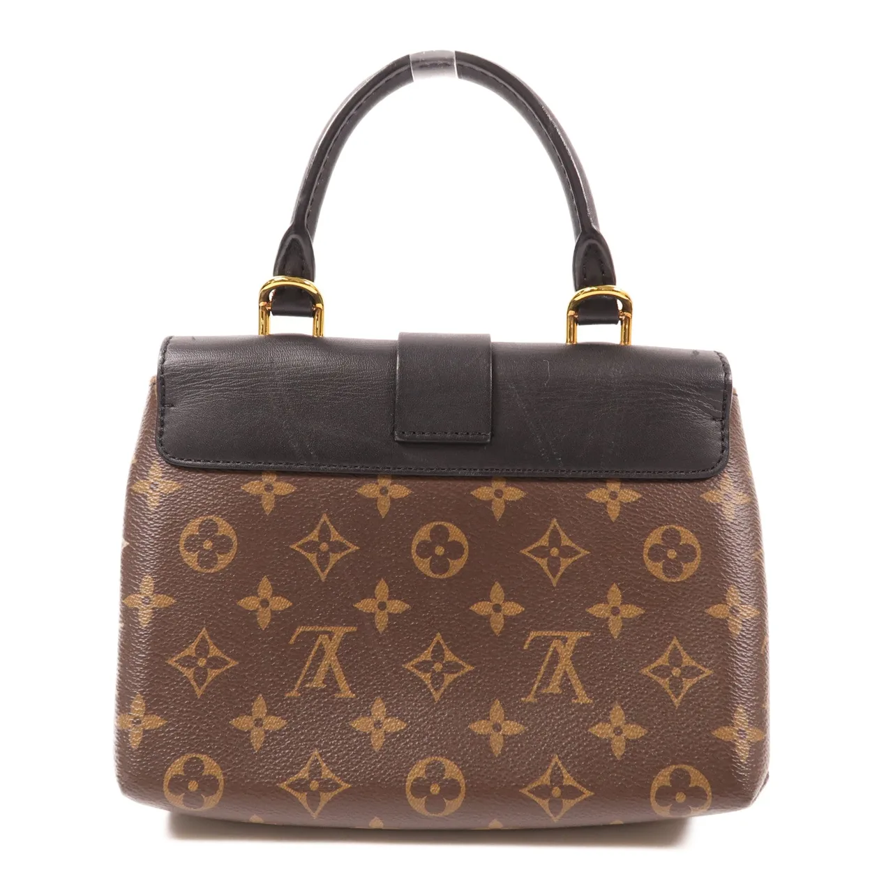 LOUIS VUITTON Locky M44141 兩用包 塗層帆布 棕色 / 黑色 塗層帆布 中古品C - 縮圖 2