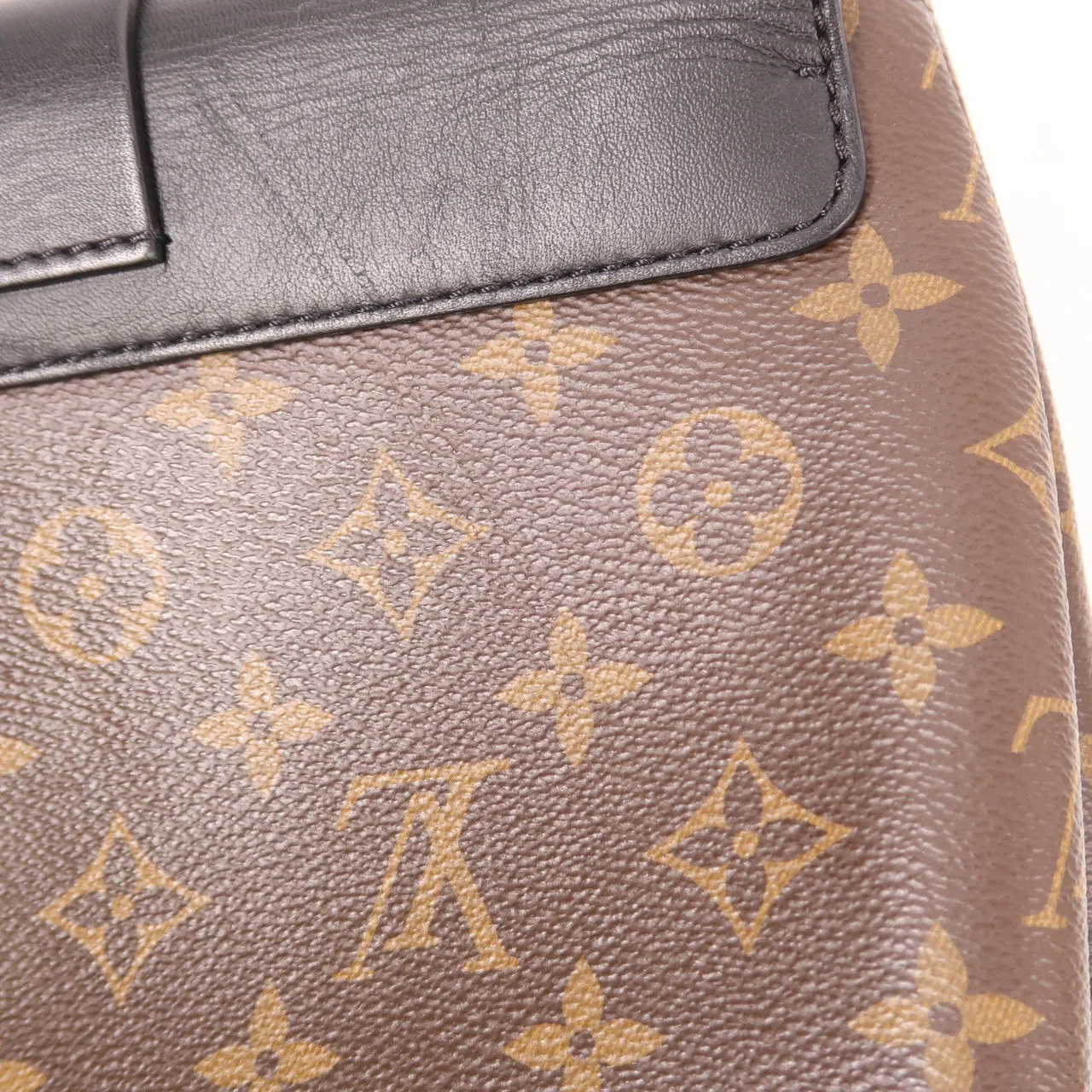 LOUIS VUITTON Locky M44141 兩用包 塗層帆布 棕色 / 黑色 塗層帆布 中古品C - 縮圖 17
