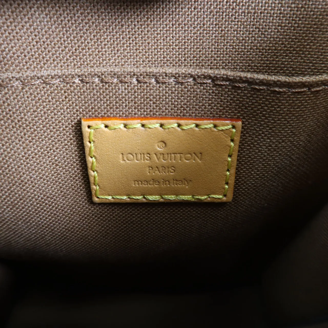 LOUIS VUITTON Petit Sac Plat M69442 兩用包 塗層帆布 棕色 塗層帆布 中古品A - 縮圖 10
