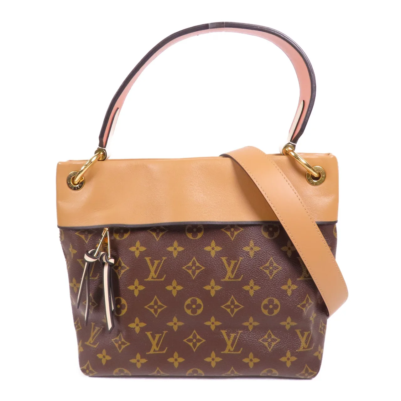LOUIS VUITTON Tuileries M44272 兩用包 塗層帆布 棕色