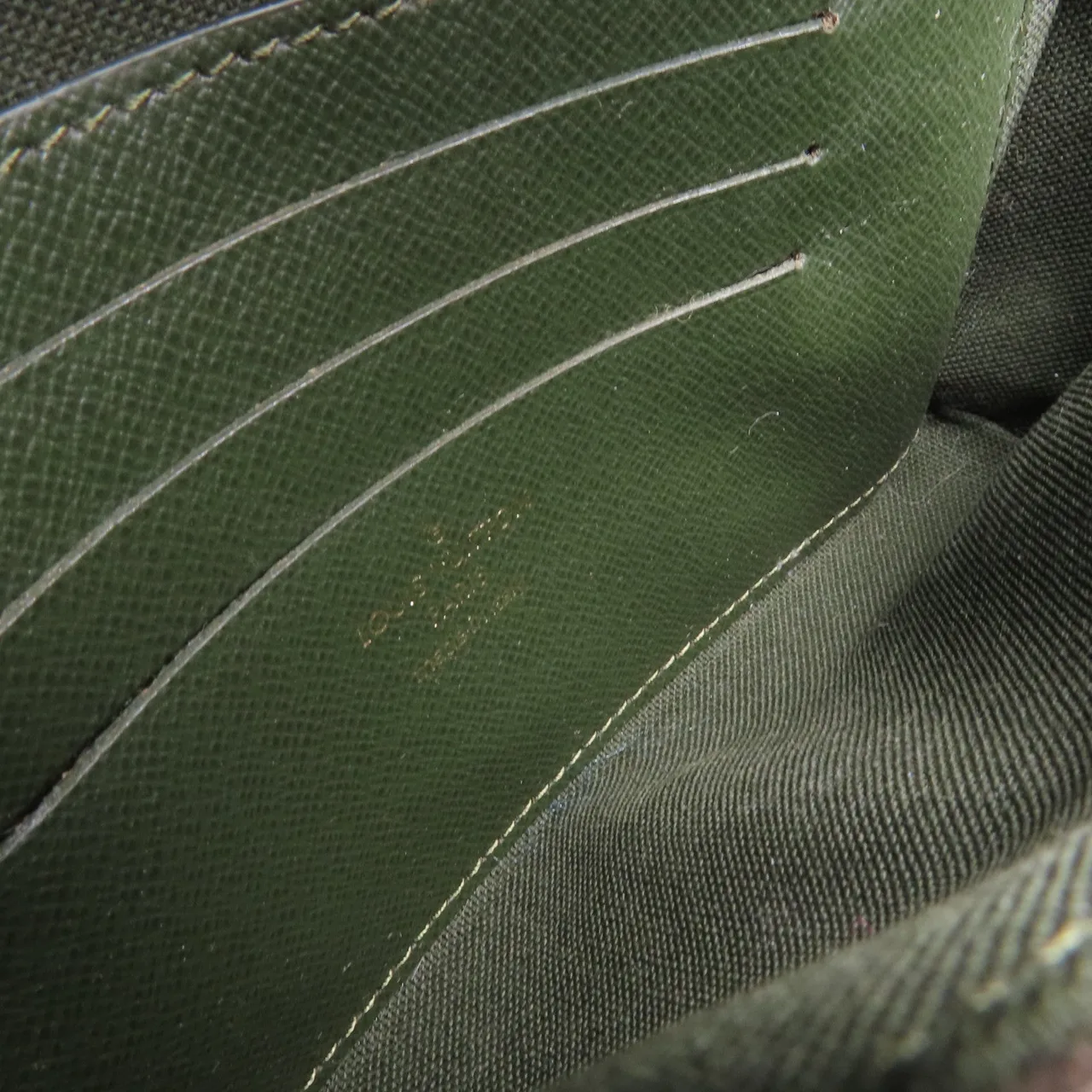 LOUIS VUITTON Felicie M80091 肩背包 塗層帆布 棕色 / 綠色 塗層帆布 中古品A - 縮圖 12