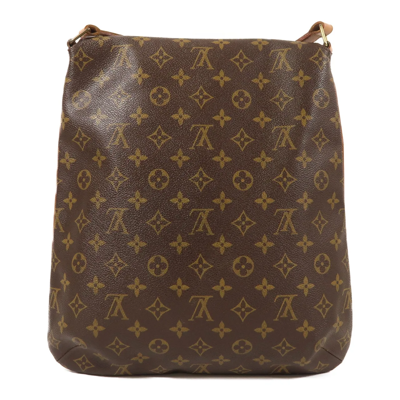 LOUIS VUITTON Musette M51256 肩背包 塗層帆布 棕色 塗層帆布 中古品B - 縮圖 2