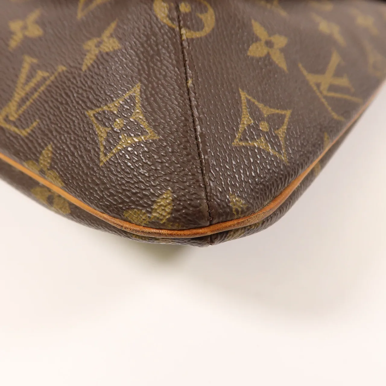 LOUIS VUITTON Musette M51256 肩背包 塗層帆布 棕色 塗層帆布 中古品B - 縮圖 9