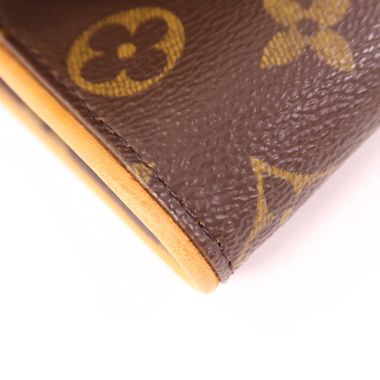 LOUIS VUITTON Pochette Twin M51854 肩背包 塗層帆布 棕色 塗層帆布 中古品A - 縮圖 10