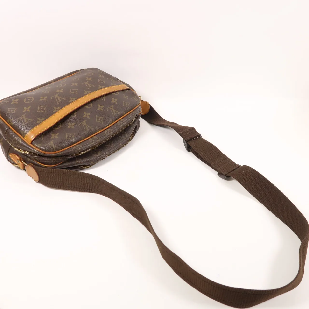 LOUIS VUITTON Reporter M45254 肩背包 塗層帆布 棕色 塗層帆布 中古品B - 縮圖 9