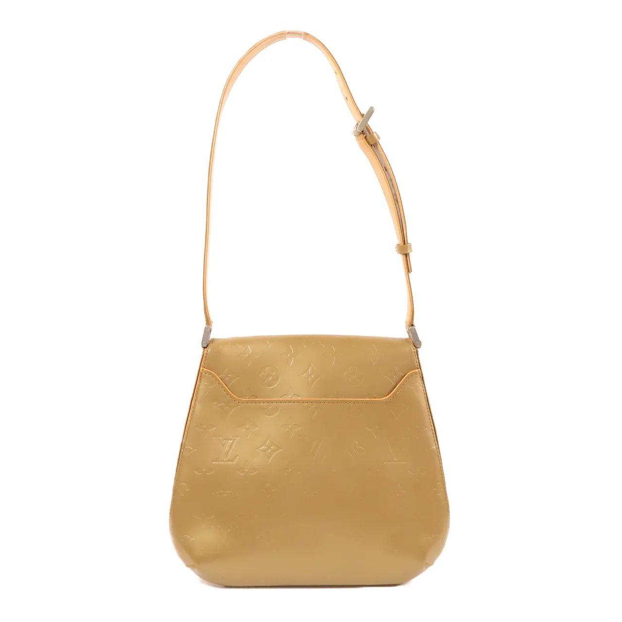 LOUIS VUITTON M55157 肩背包 牛皮 金色 牛皮 中古品A - 縮圖 2