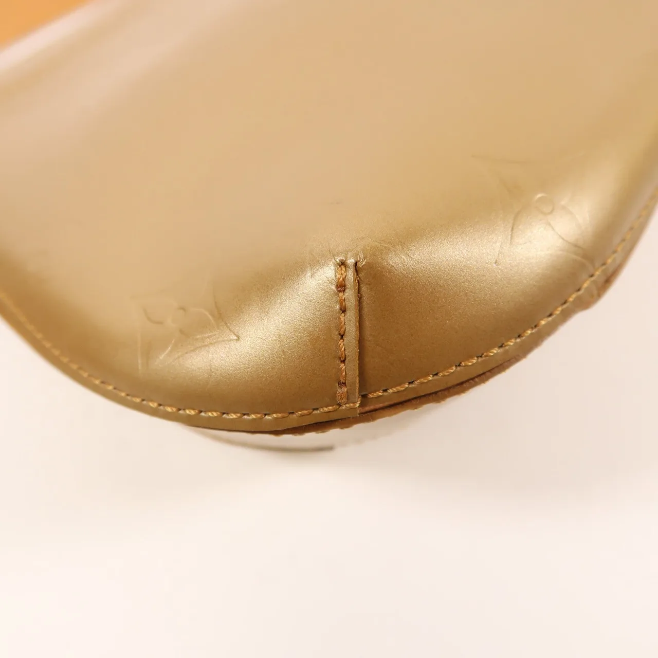 LOUIS VUITTON M55157 肩背包 牛皮 金色 牛皮 中古品A - 縮圖 13