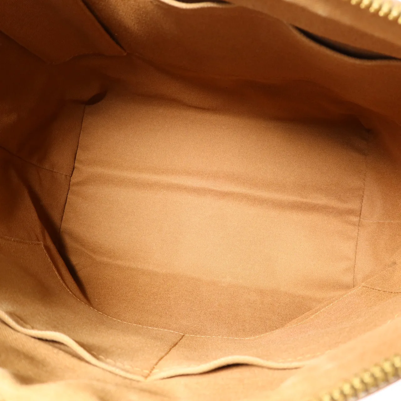 LOUIS VUITTON Palermo M40145 兩用包 塗層帆布 棕色 塗層帆布 中古品C - 縮圖 6