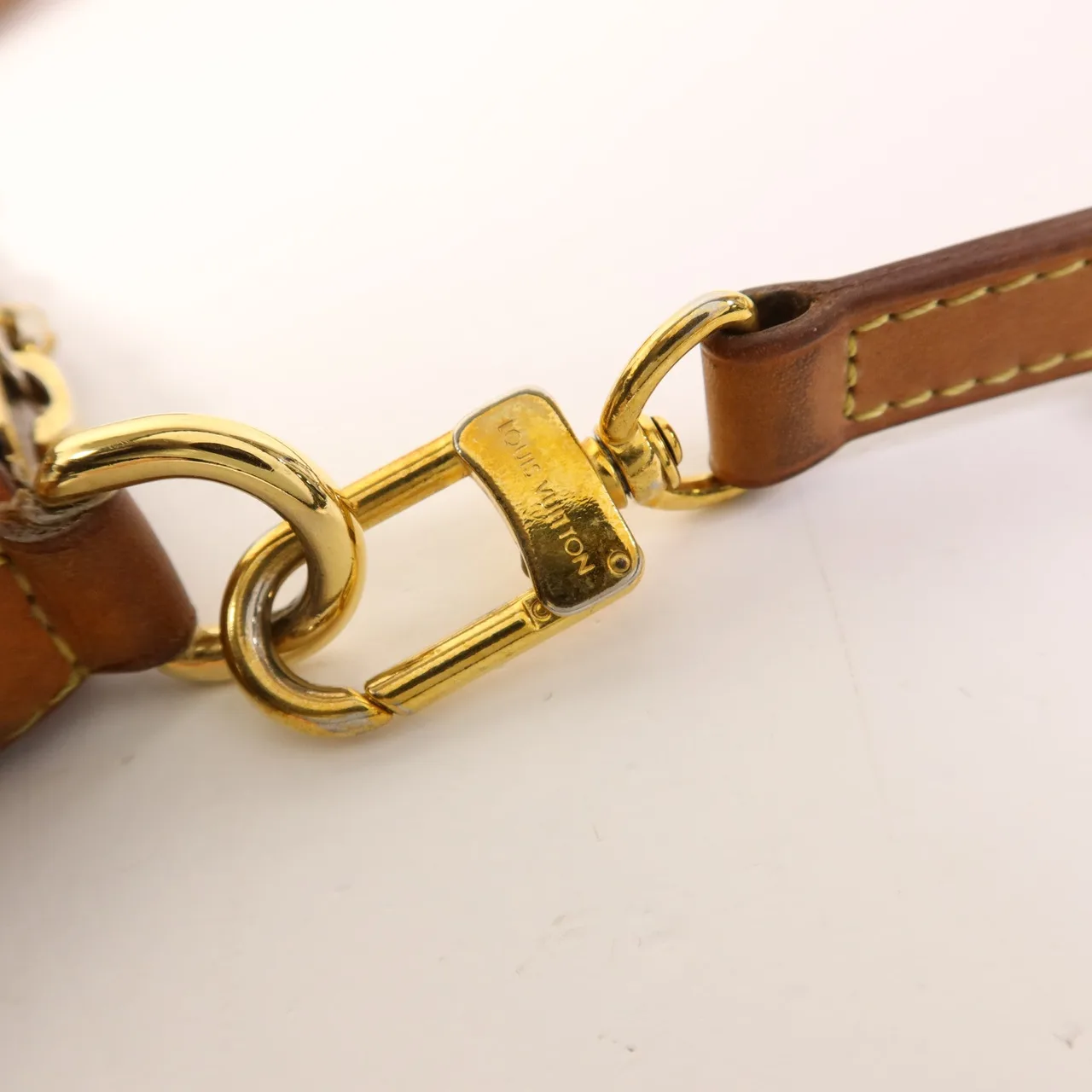 LOUIS VUITTON Palermo M40145 兩用包 塗層帆布 棕色 塗層帆布 中古品C - 縮圖 10