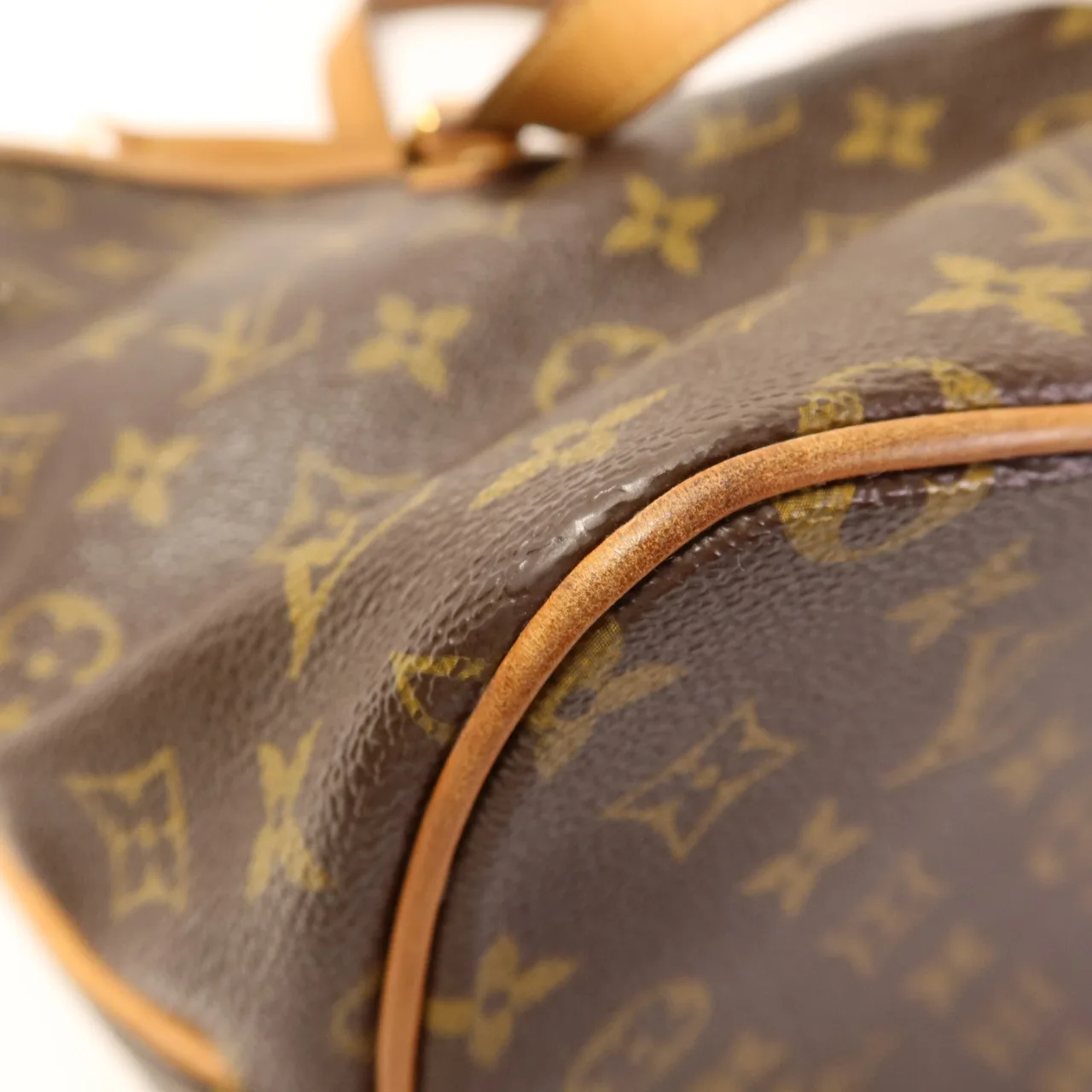 LOUIS VUITTON Palermo M40145 兩用包 塗層帆布 棕色 塗層帆布 中古品C - 縮圖 12
