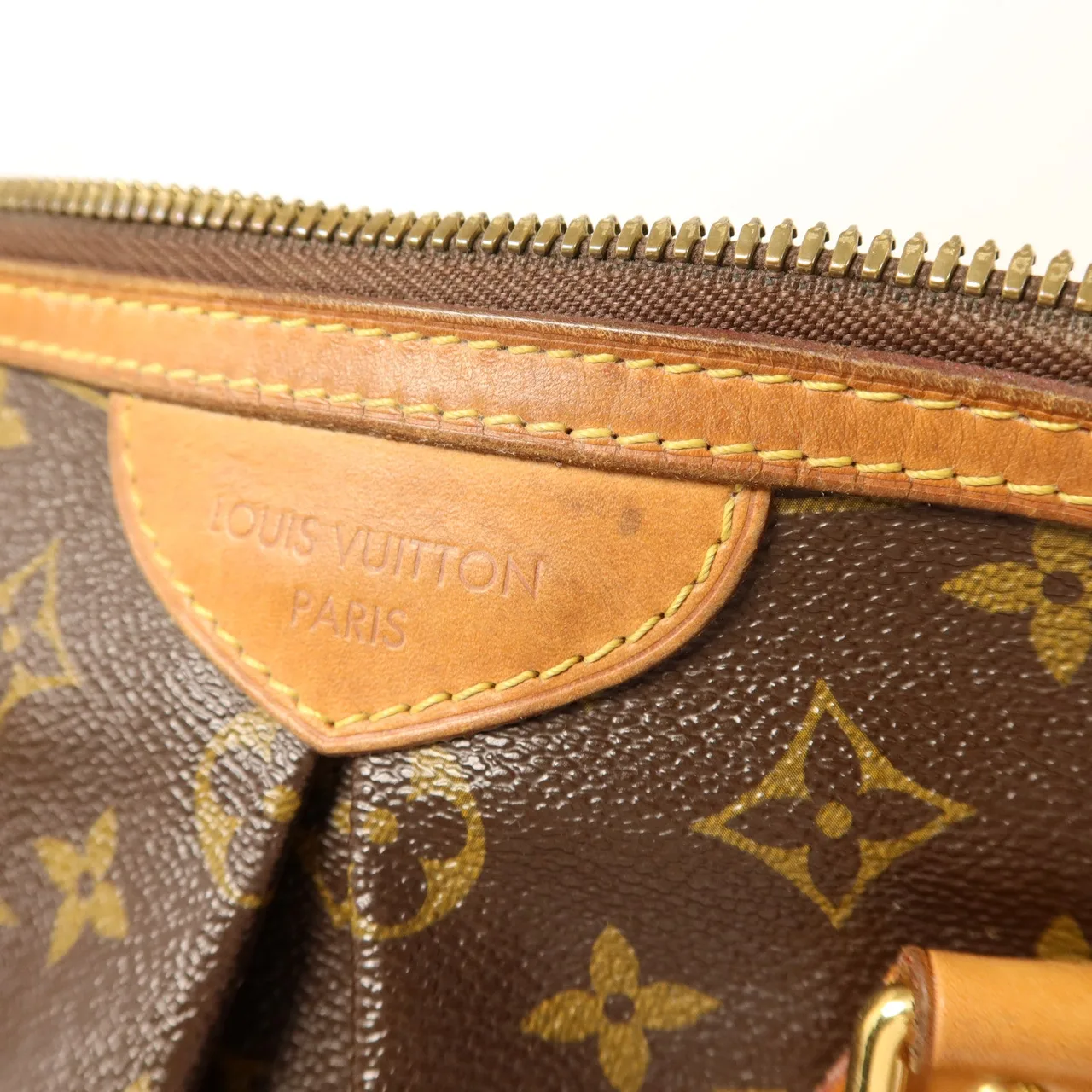 LOUIS VUITTON Palermo M40145 兩用包 塗層帆布 棕色 塗層帆布 中古品C - 縮圖 18