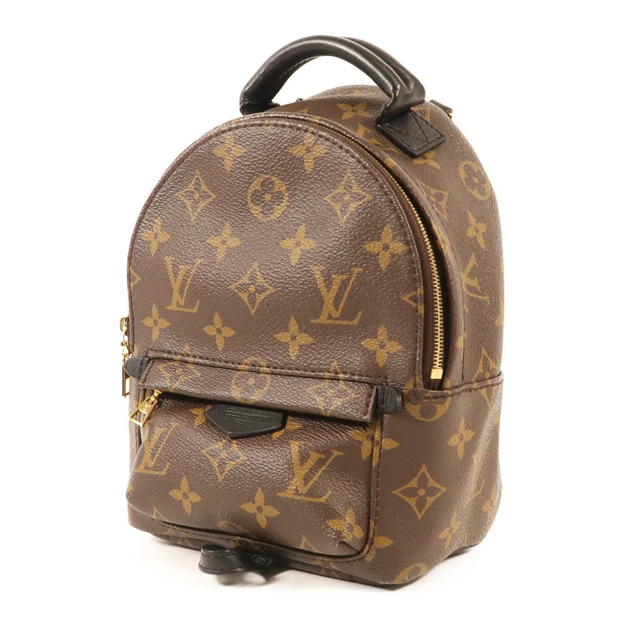 LOUIS VUITTON Palm Springs M44873 背包 塗層帆布 棕色 塗層帆布 中古品A - 縮圖 3