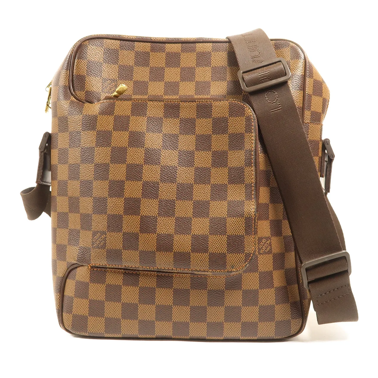 LOUIS VUITTON Olaf N41441 肩背包 塗層帆布 棕色