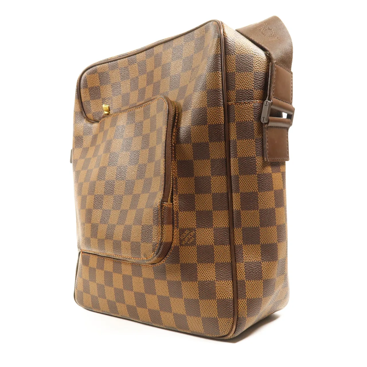 LOUIS VUITTON Olaf N41441 肩背包 塗層帆布 棕色 塗層帆布 中古品A - 縮圖 3