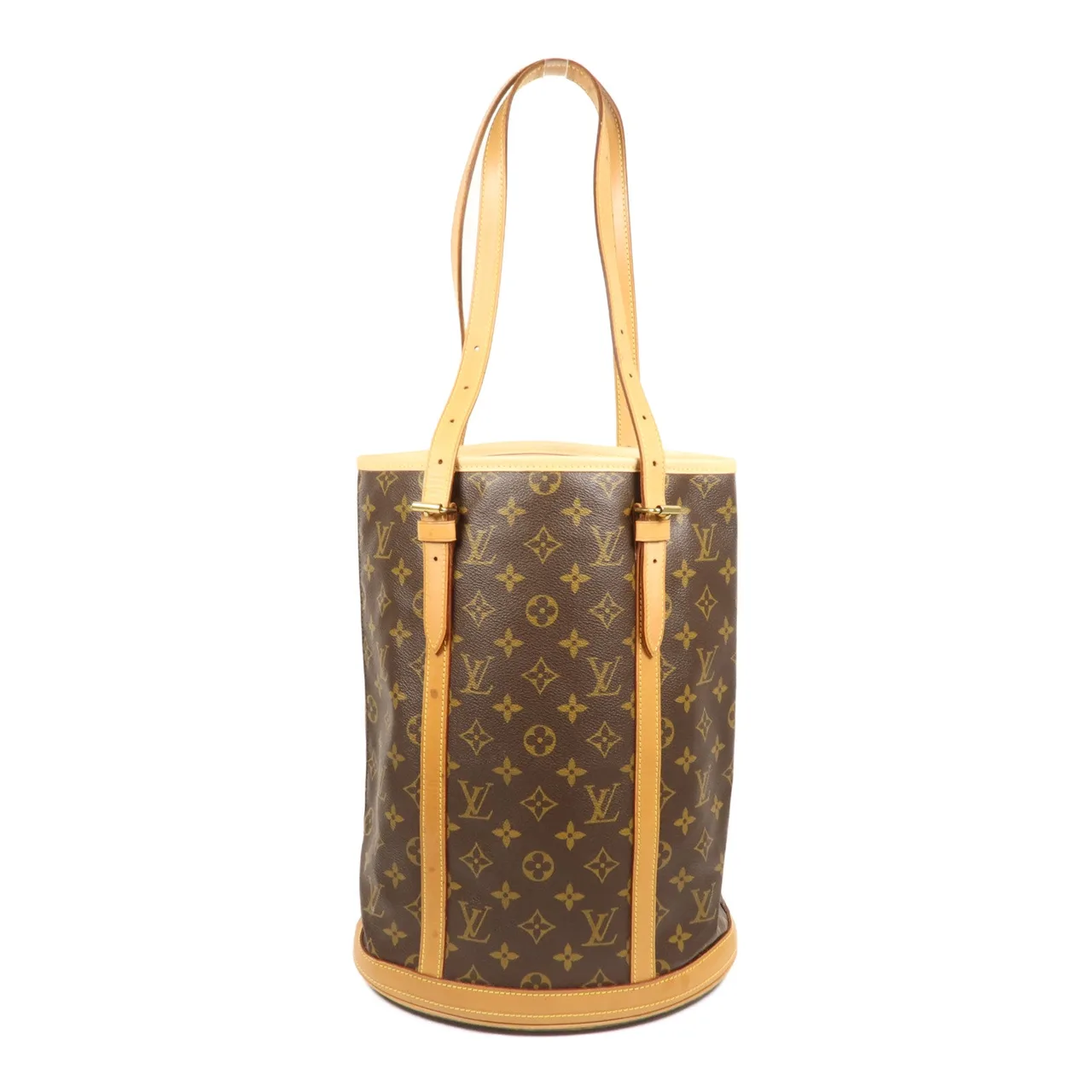LOUIS VUITTON Bucket M42230 肩背包 塗層帆布 棕色