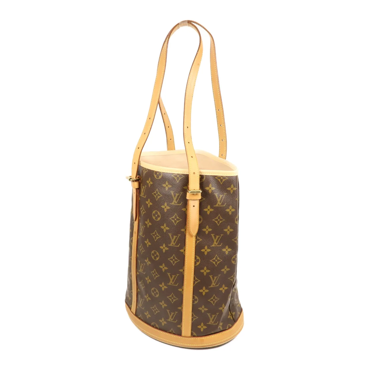 LOUIS VUITTON Bucket M42230 肩背包 塗層帆布 棕色 塗層帆布 中古品B - 縮圖 3
