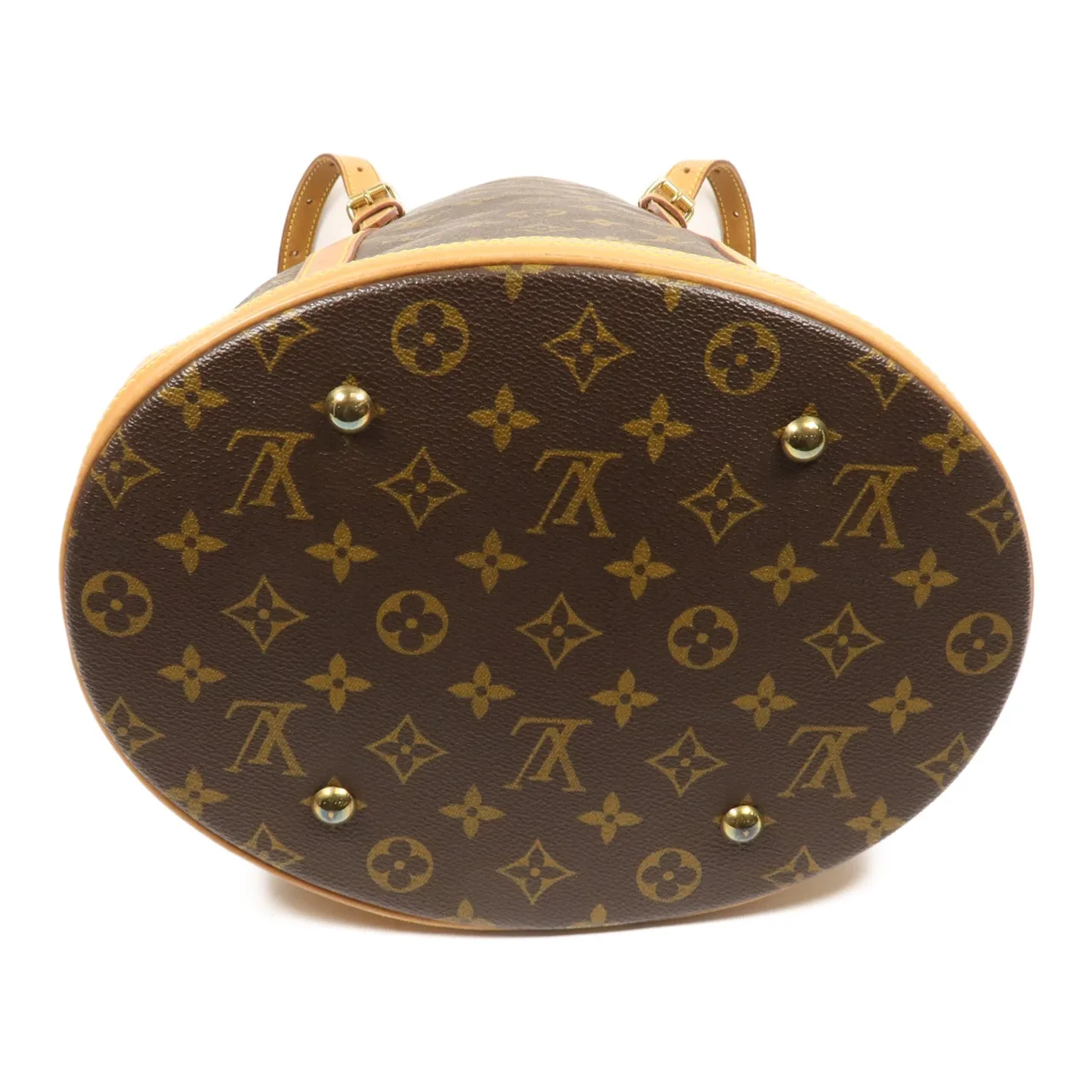 LOUIS VUITTON Bucket M42230 肩背包 塗層帆布 棕色 塗層帆布 中古品B - 縮圖 4