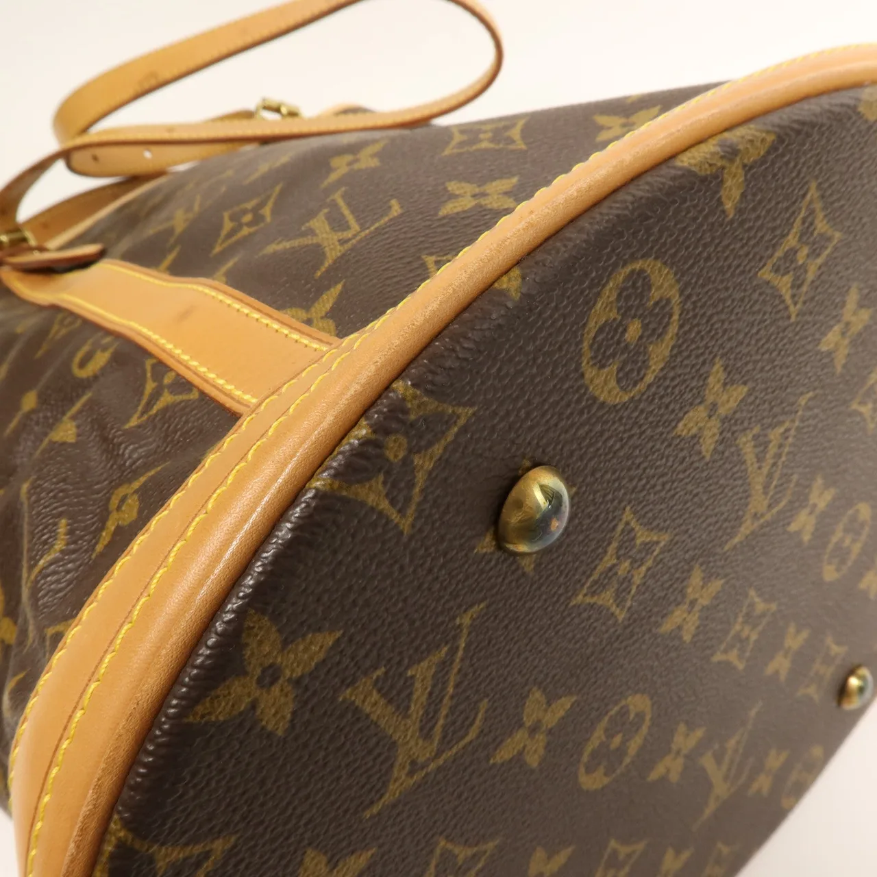 LOUIS VUITTON Bucket M42230 肩背包 塗層帆布 棕色 塗層帆布 中古品B - 縮圖 10