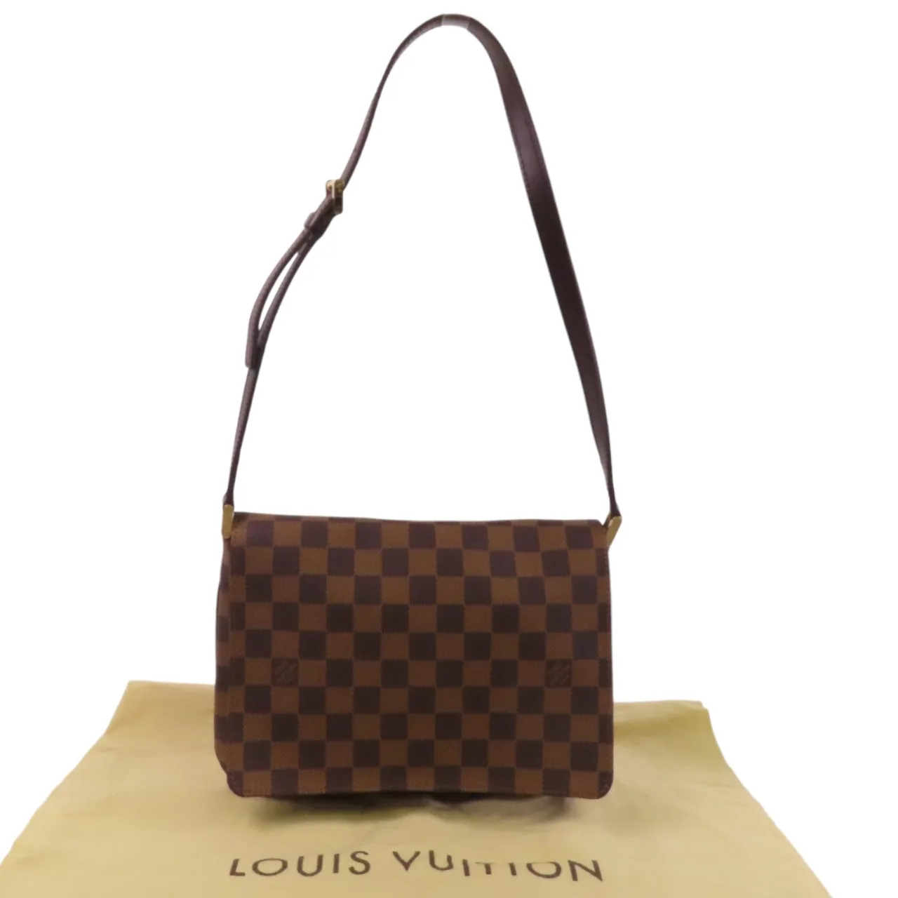 LOUIS VUITTON Musette Tango N51301 肩背包 塗層帆布 棕色 塗層帆布 中古品A - 縮圖 10