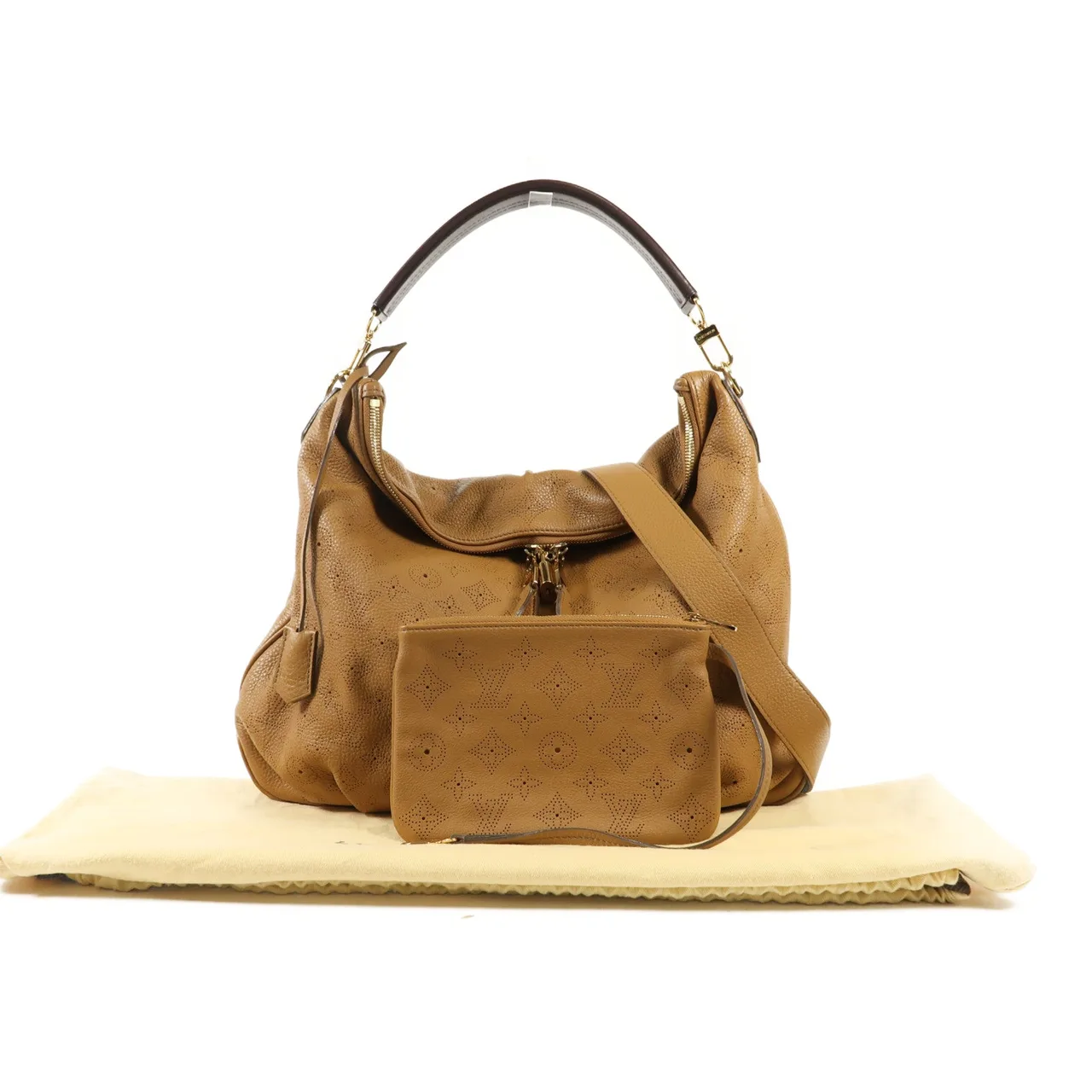 LOUIS VUITTON M94214 兩用包 牛皮 其他 / Caramel 牛皮 中古品A - 縮圖 11