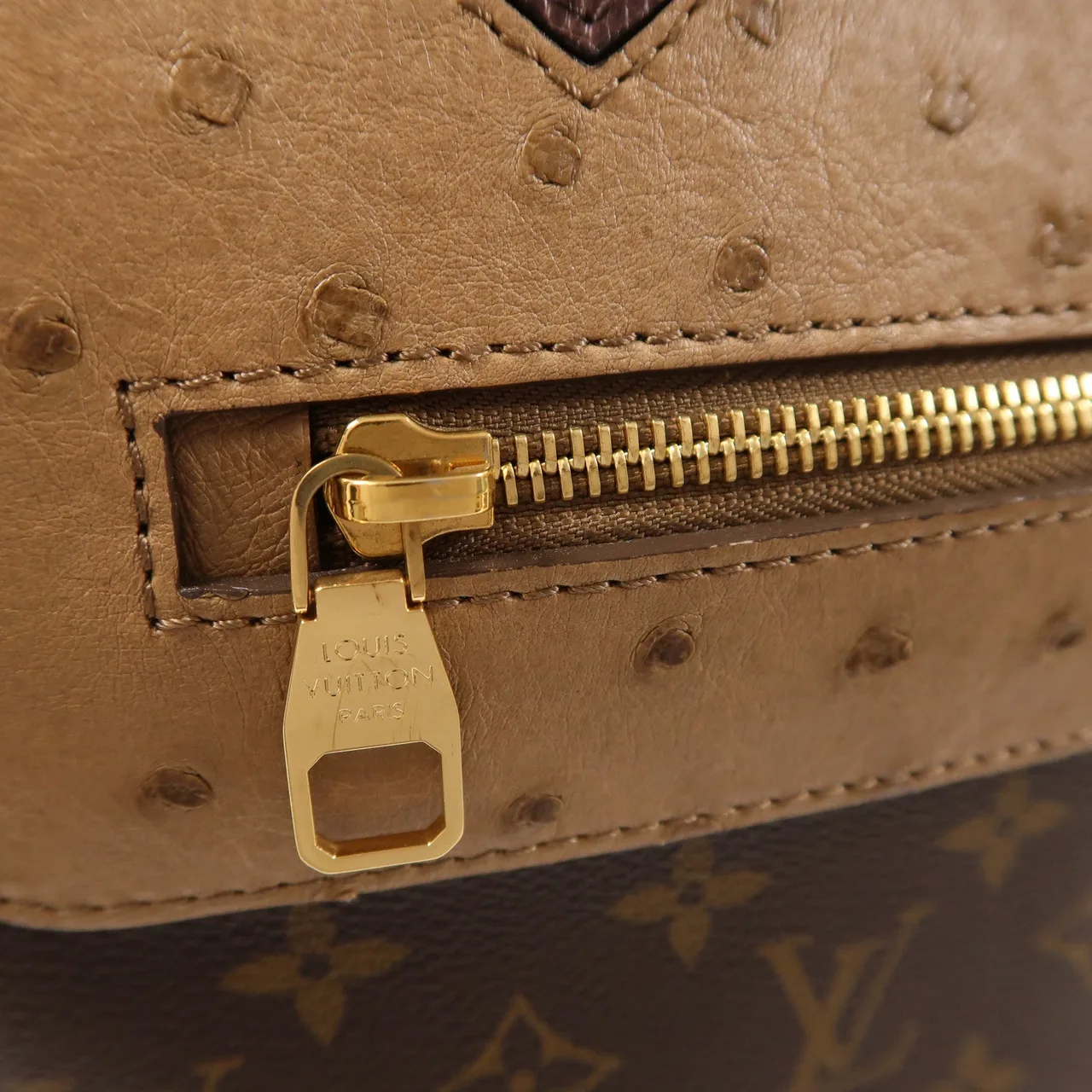 LOUIS VUITTON N91285 手提包 塗層帆布 棕色 / 黃色 塗層帆布 中古品B - 縮圖 14