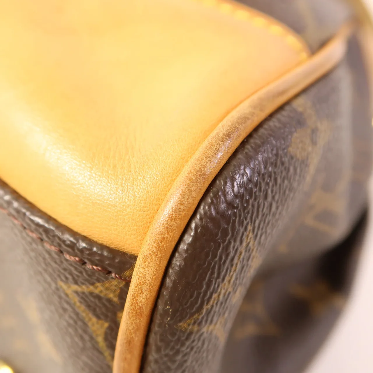 LOUIS VUITTON Beverly M40121 肩背包 塗層帆布 棕色 塗層帆布 中古品C - 縮圖 6