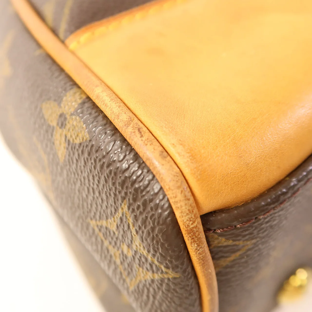 LOUIS VUITTON Beverly M40121 肩背包 塗層帆布 棕色 塗層帆布 中古品C - 縮圖 7