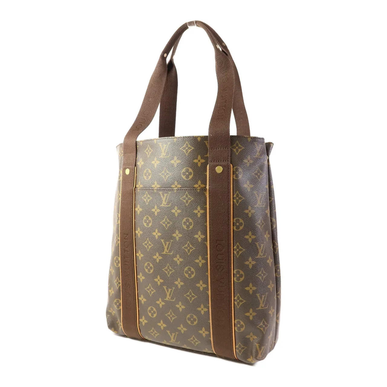 LOUIS VUITTON Cabas Beaubourg M53013 托特包 塗層帆布 棕色 塗層帆布 中古品B - 縮圖 3