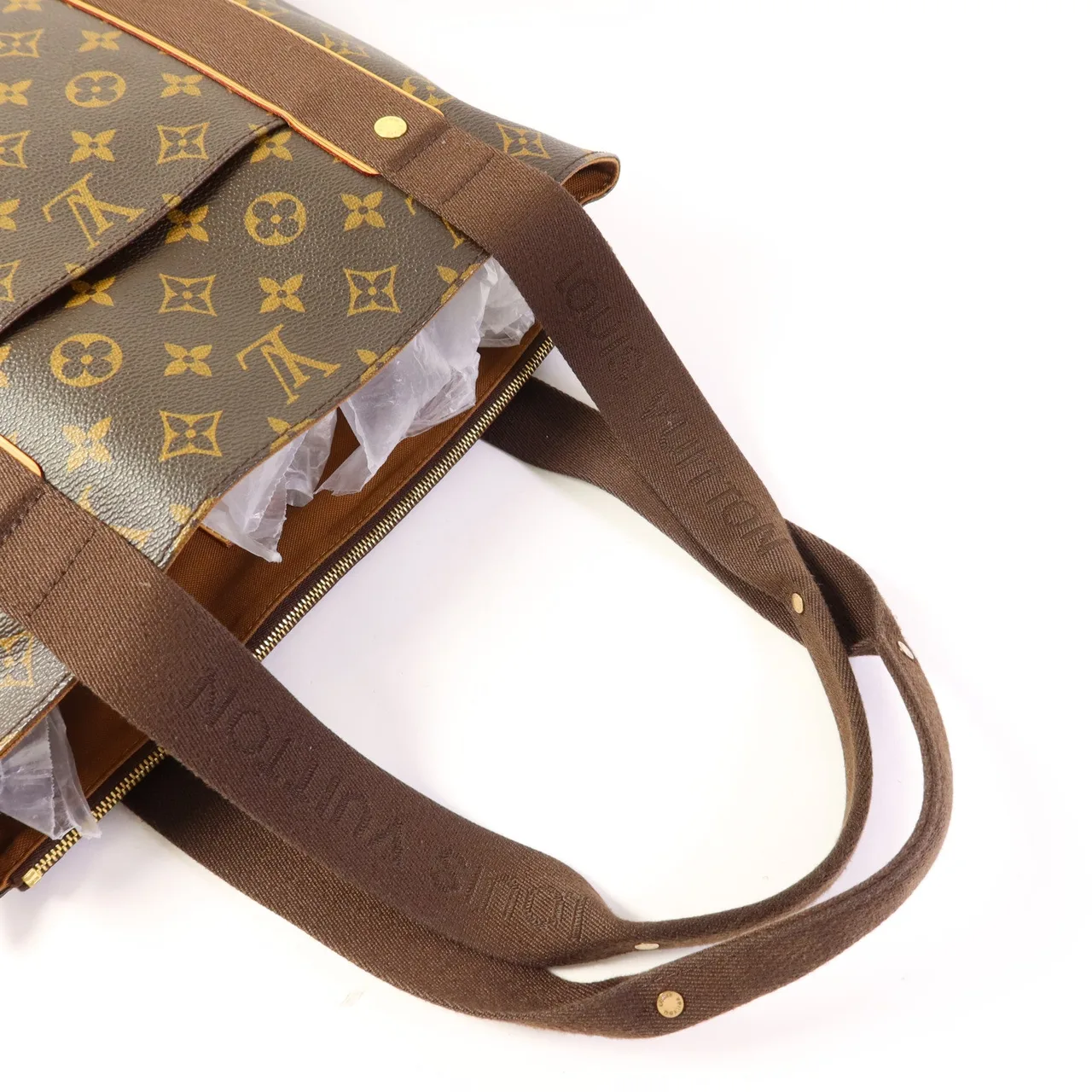 LOUIS VUITTON Cabas Beaubourg M53013 托特包 塗層帆布 棕色 塗層帆布 中古品B - 縮圖 5