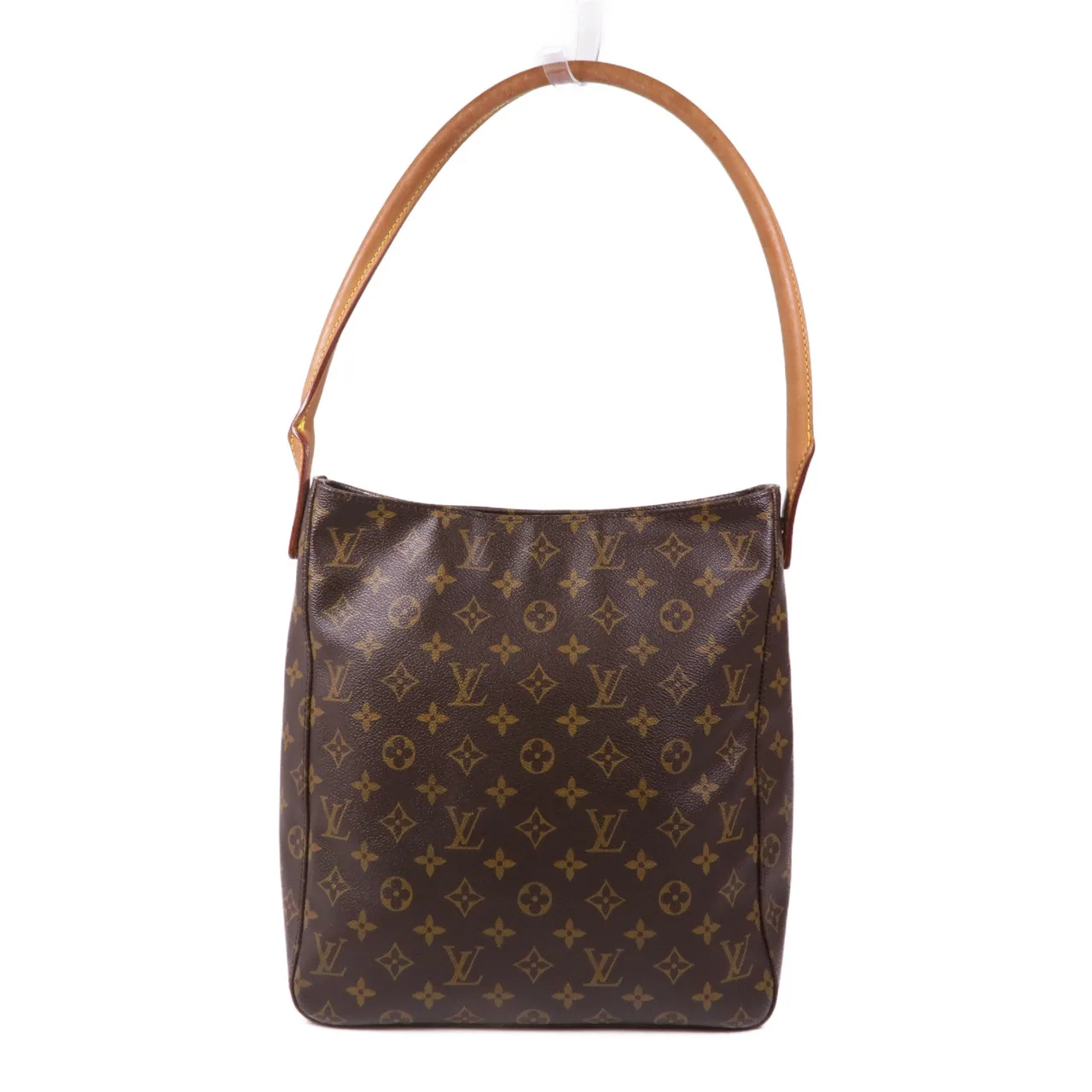 LOUIS VUITTON Loop M51145 Shoulder Bag Coated Canvas 棕色