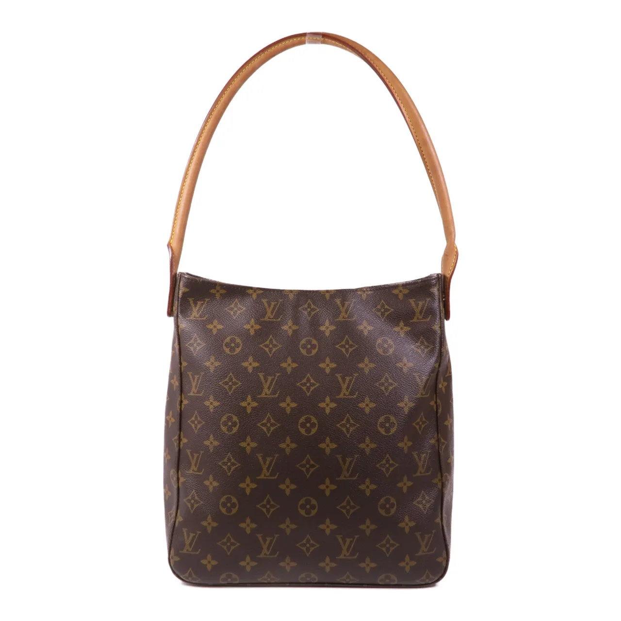 LOUIS VUITTON Loop M51145 肩背包 塗層帆布 棕色 塗層帆布 中古品B - 縮圖 2