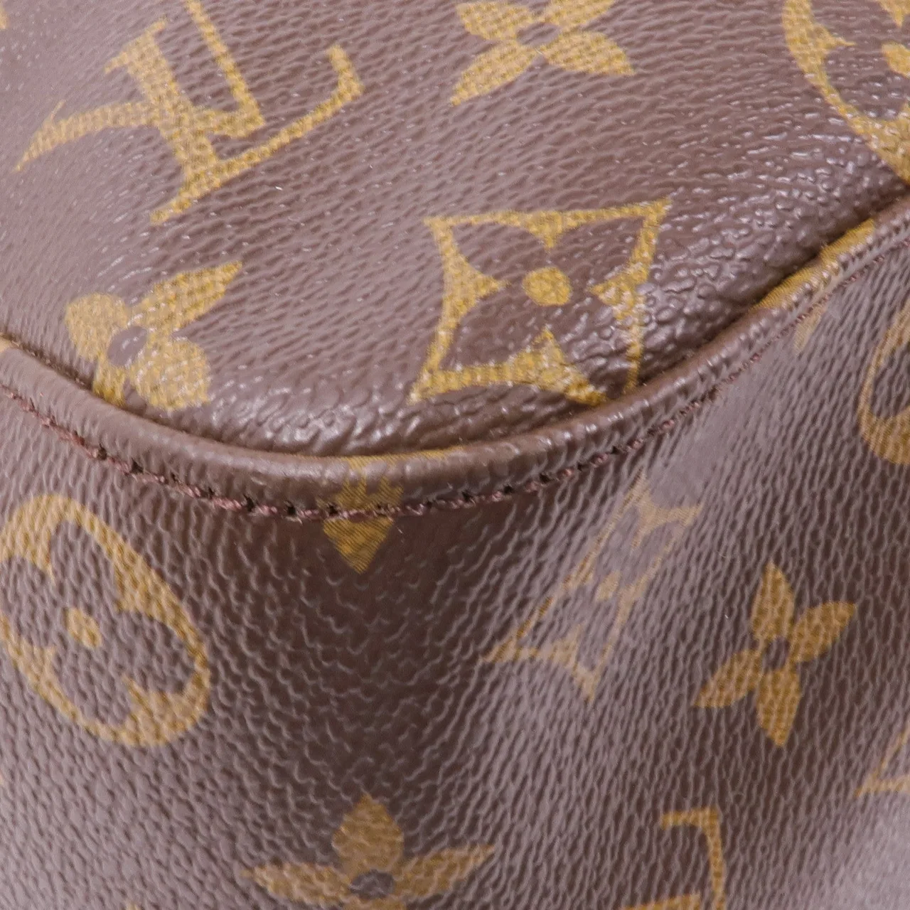 LOUIS VUITTON Loop M51145 肩背包 塗層帆布 棕色 塗層帆布 中古品B - 縮圖 7