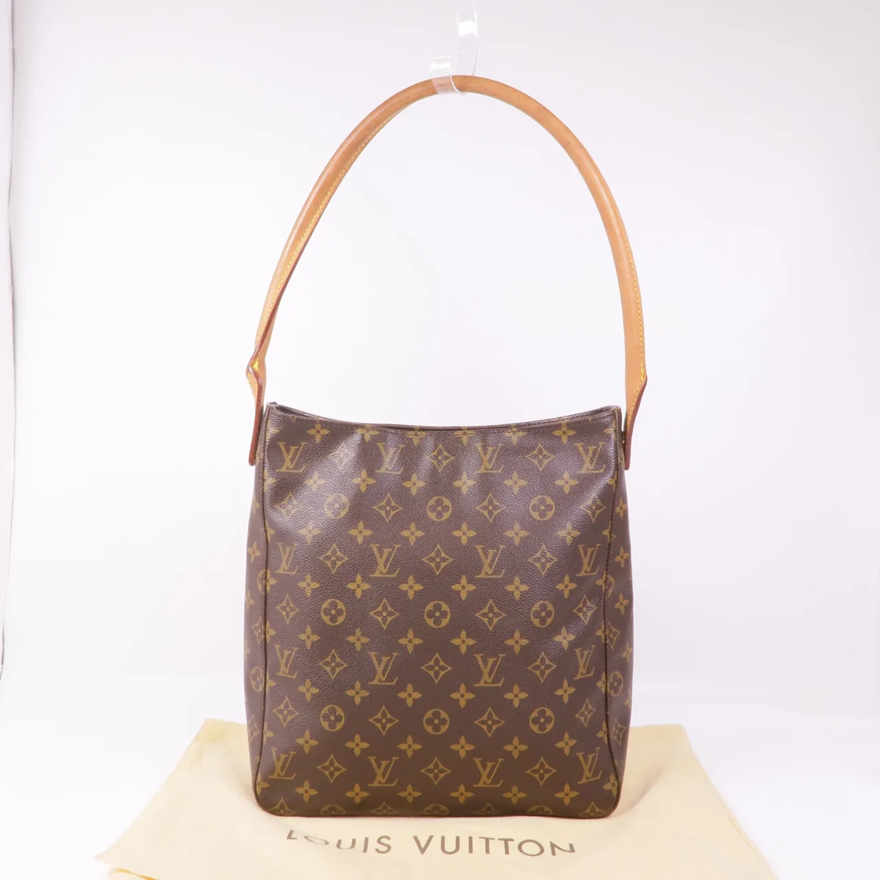 LOUIS VUITTON Loop M51145 肩背包 塗層帆布 棕色 塗層帆布 中古品B - 縮圖 16