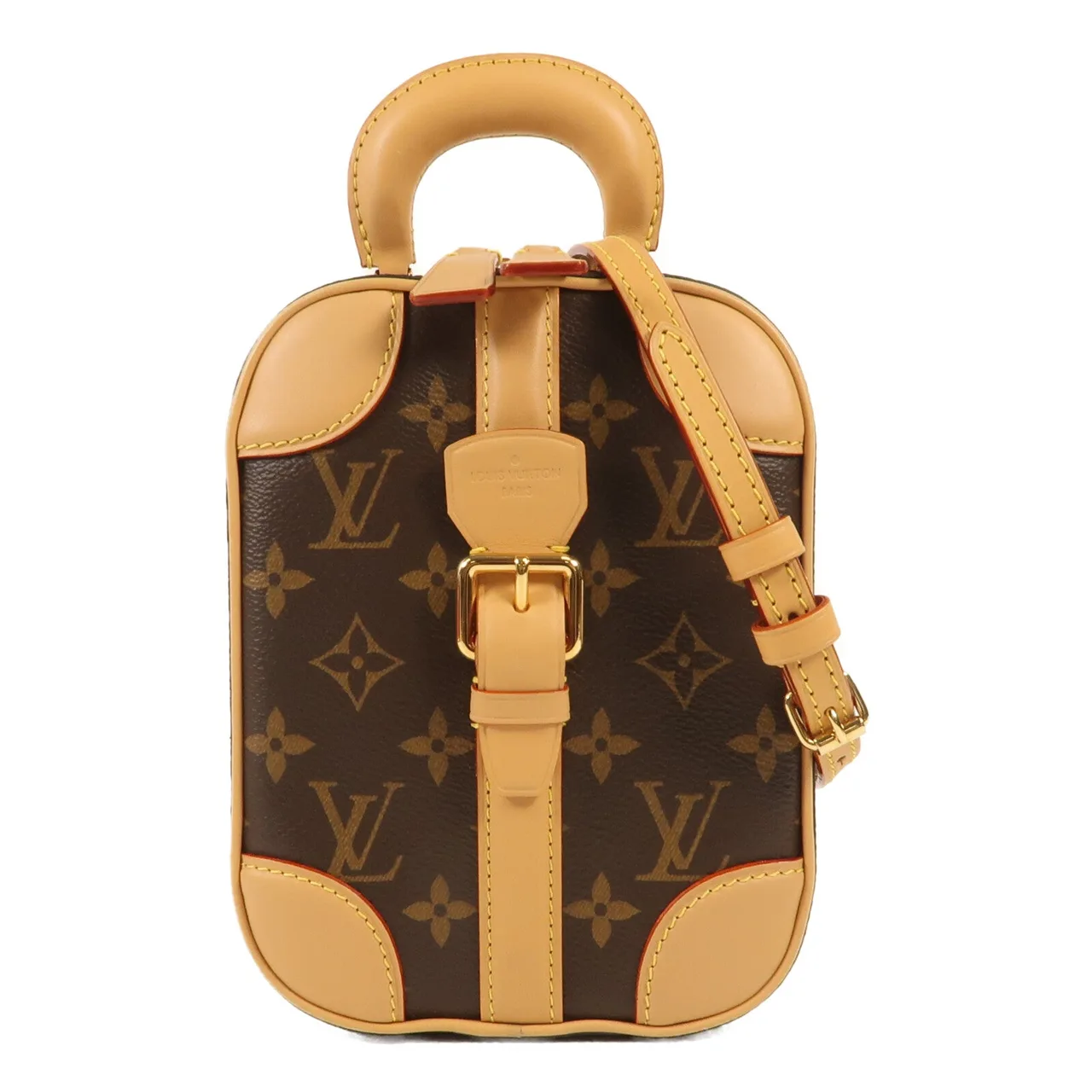 LOUIS VUITTON M68623 兩用包 塗層帆布 棕色