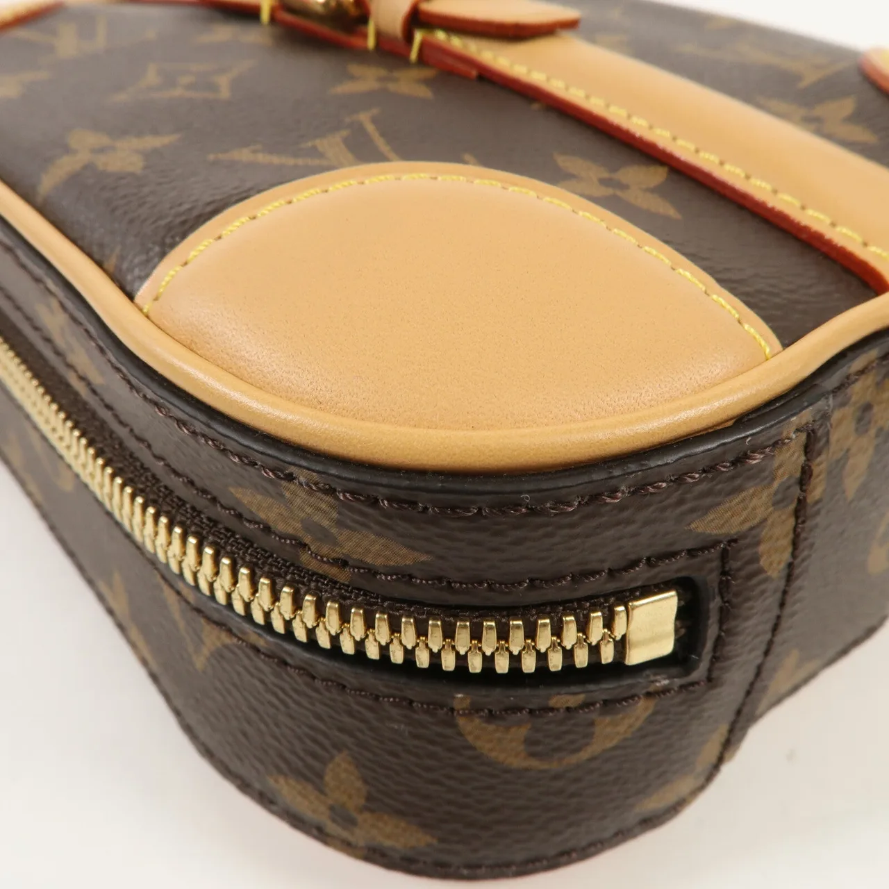 LOUIS VUITTON M68623 兩用包 塗層帆布 棕色 塗層帆布 中古品A - 縮圖 6