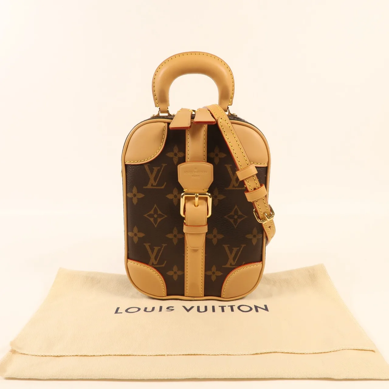 LOUIS VUITTON M68623 兩用包 塗層帆布 棕色 塗層帆布 中古品A - 縮圖 15