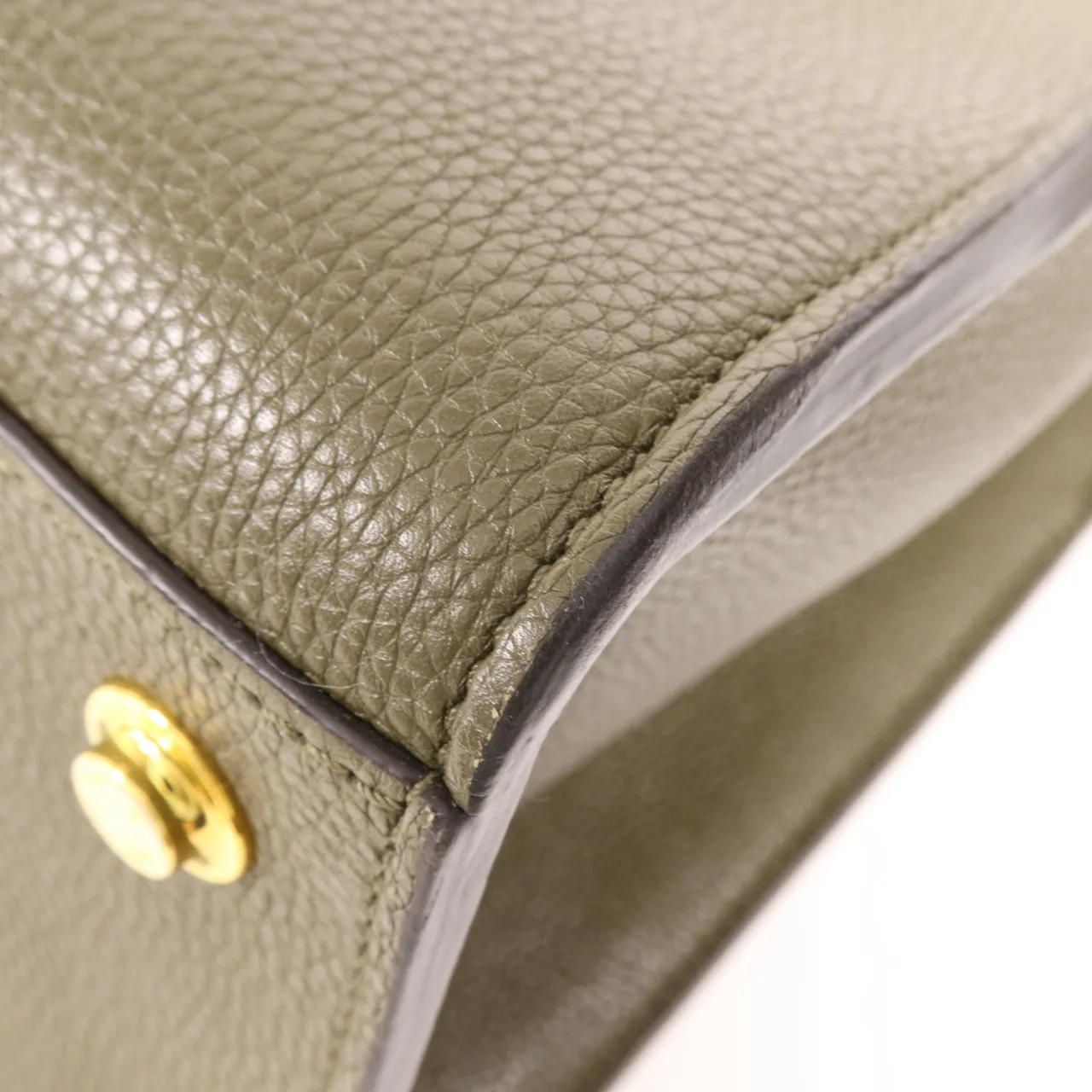 LOUIS VUITTON Steamer M54312 兩用包 牛皮 綠色 / 黑色 / Black/Green 牛皮 中古品B - 縮圖 11