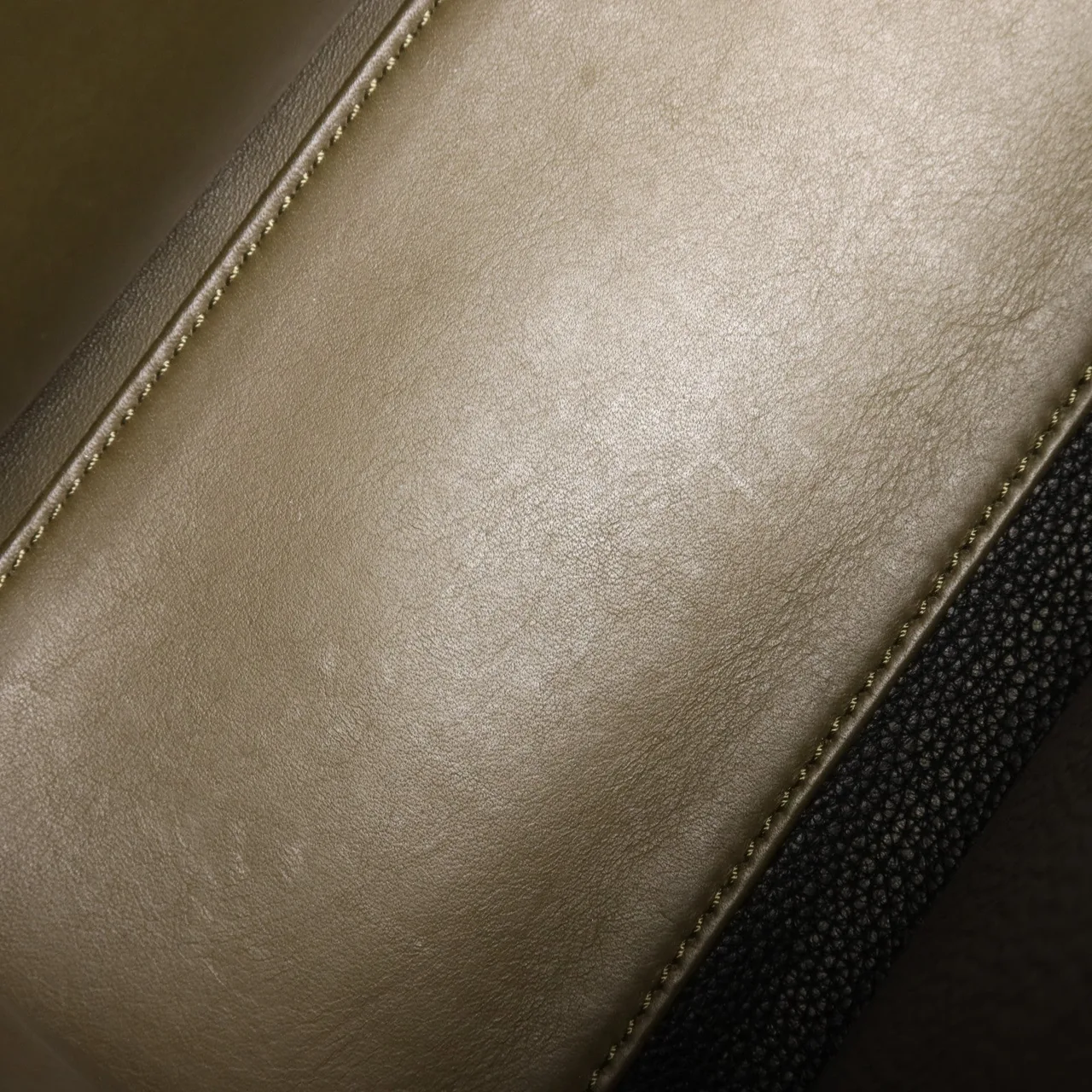 LOUIS VUITTON Steamer M54312 兩用包 牛皮 綠色 / 黑色 / Black/Green 牛皮 中古品B - 縮圖 14