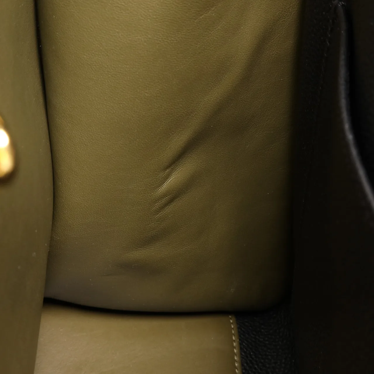 LOUIS VUITTON Steamer M54312 兩用包 牛皮 綠色 / 黑色 / Black/Green 牛皮 中古品B - 縮圖 15