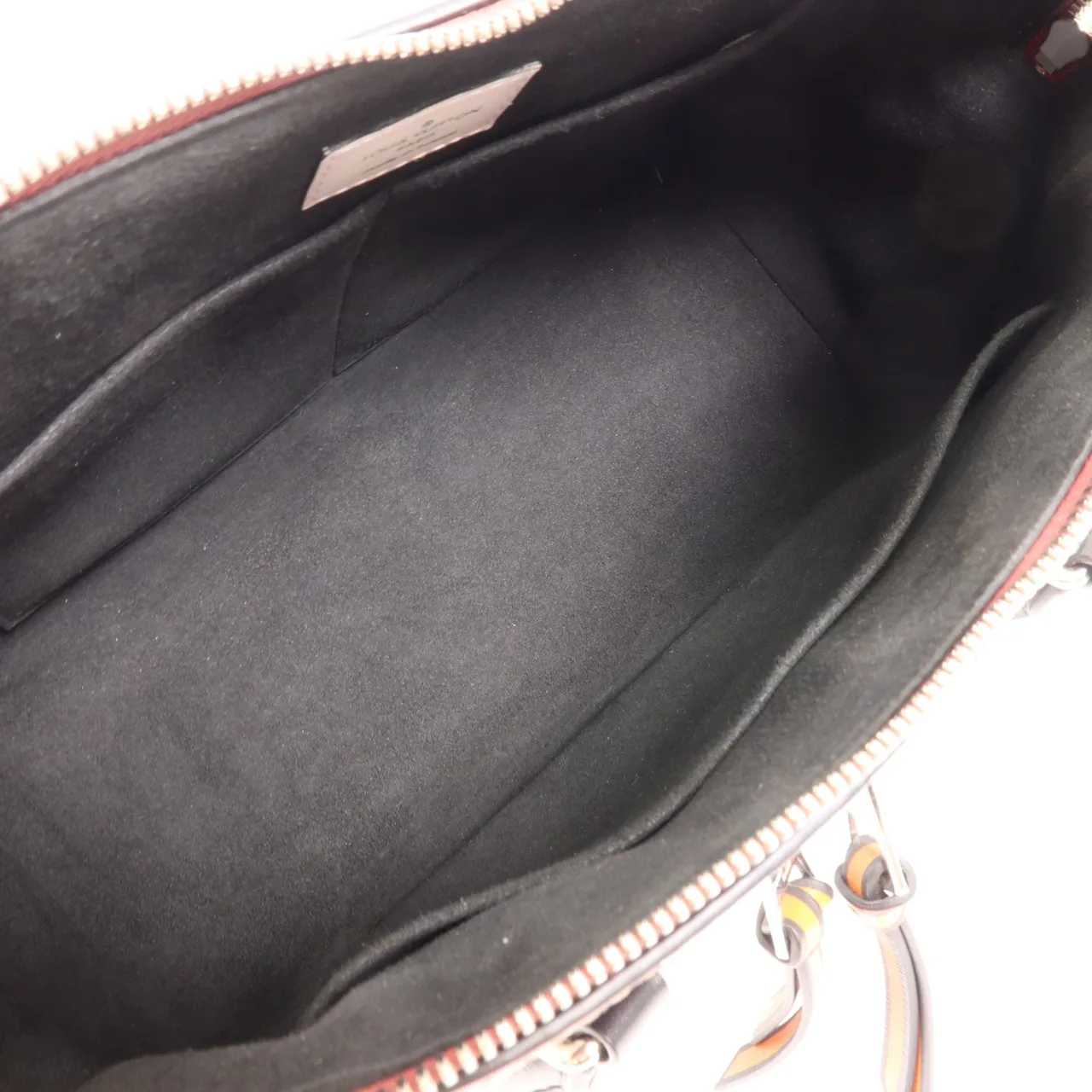 LOUIS VUITTON Tuileries M53443 兩用包 牛皮 白色 / 紅色 / Red/White 牛皮 中古品B - 縮圖 5