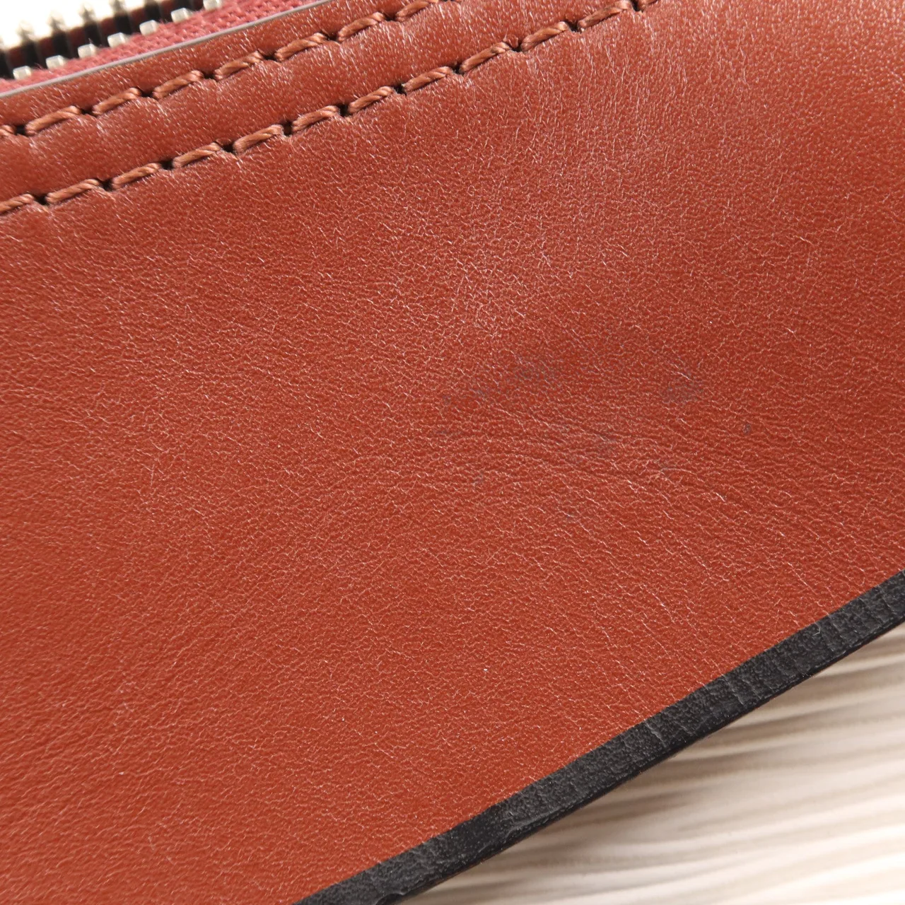 LOUIS VUITTON Tuileries M53443 兩用包 牛皮 白色 / 紅色 / Red/White 牛皮 中古品B - 縮圖 14