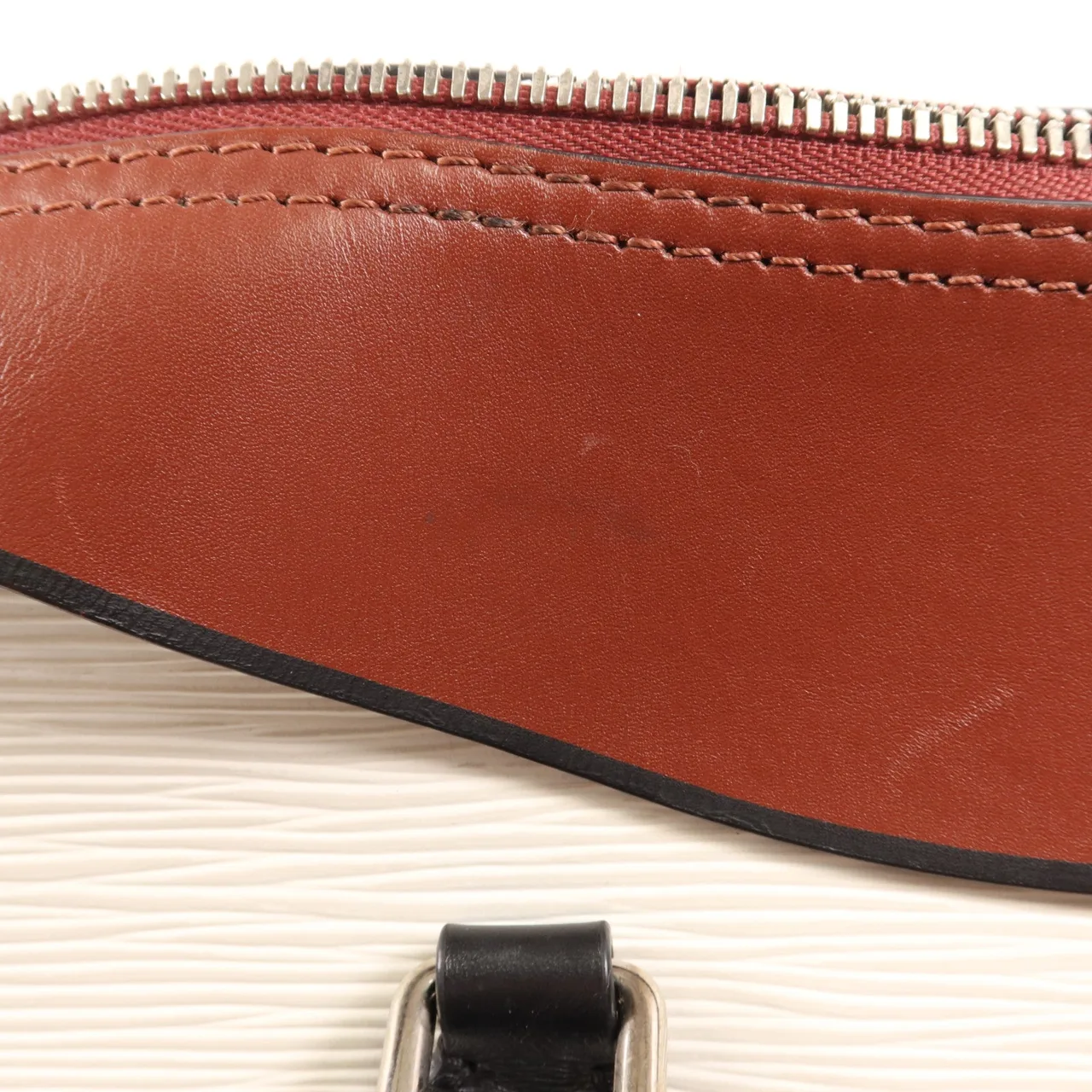 LOUIS VUITTON Tuileries M53443 兩用包 牛皮 白色 / 紅色 / Red/White 牛皮 中古品B - 縮圖 16