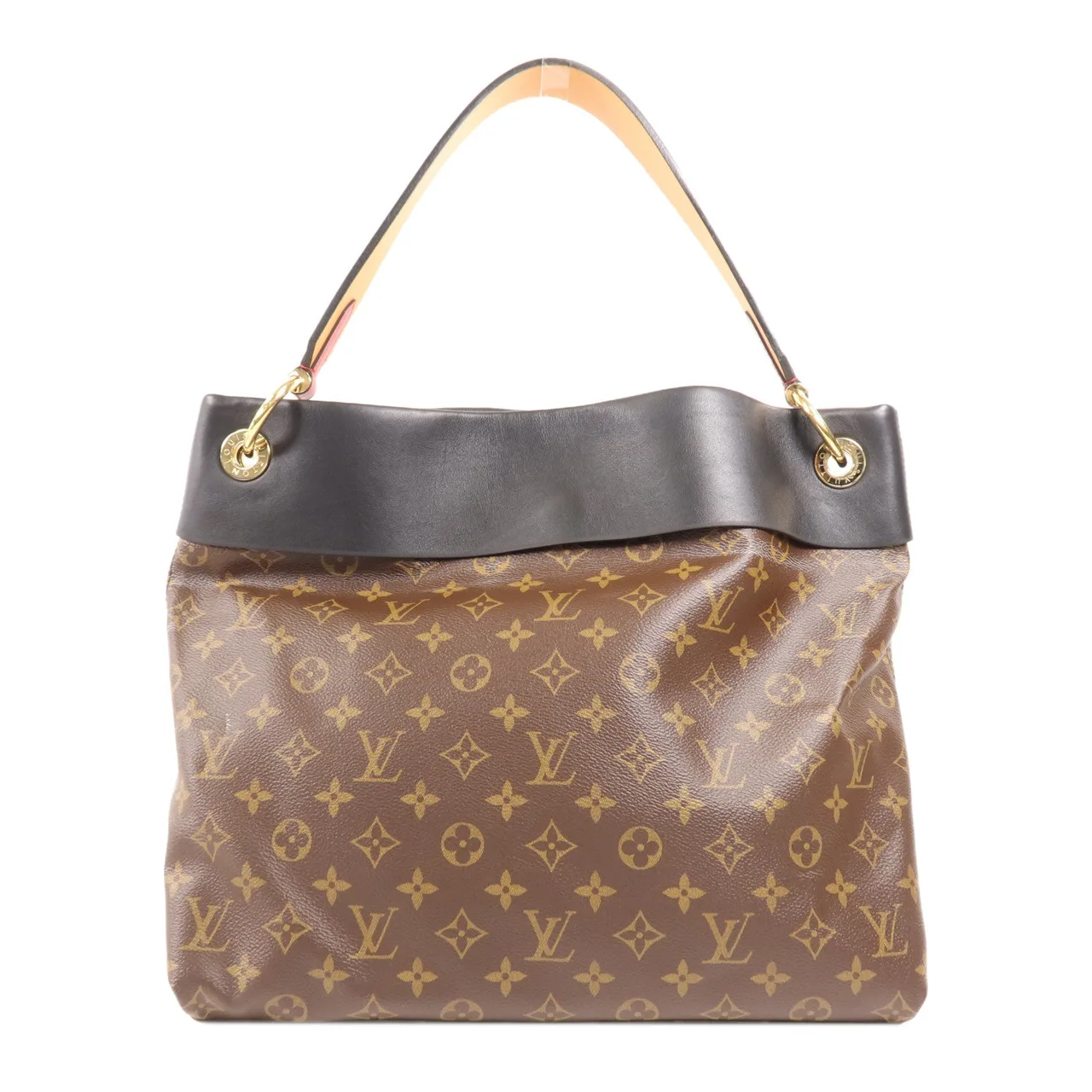 LOUIS VUITTON Tuileries M43154 肩背包 塗層帆布 棕色 / 黑色 塗層帆布 中古品A - 縮圖 2