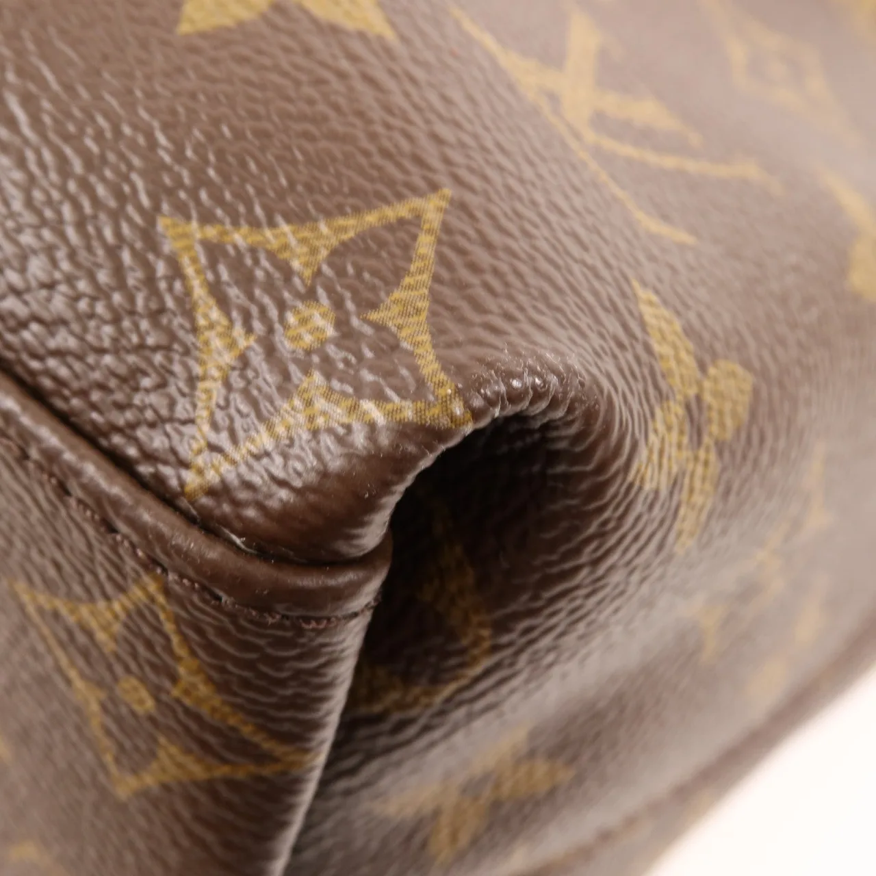 LOUIS VUITTON Tuileries M43154 肩背包 塗層帆布 棕色 / 黑色 塗層帆布 中古品A - 縮圖 12