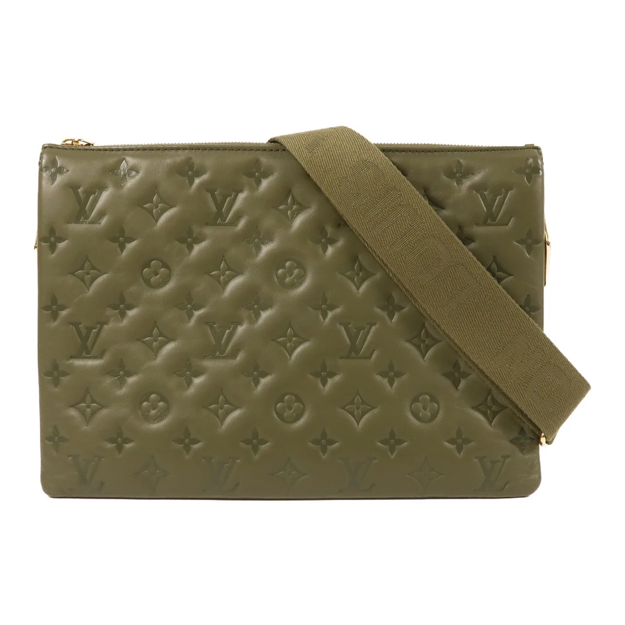 LOUIS VUITTON Coussin M21281 肩背包 羊皮 綠色 / Khaki