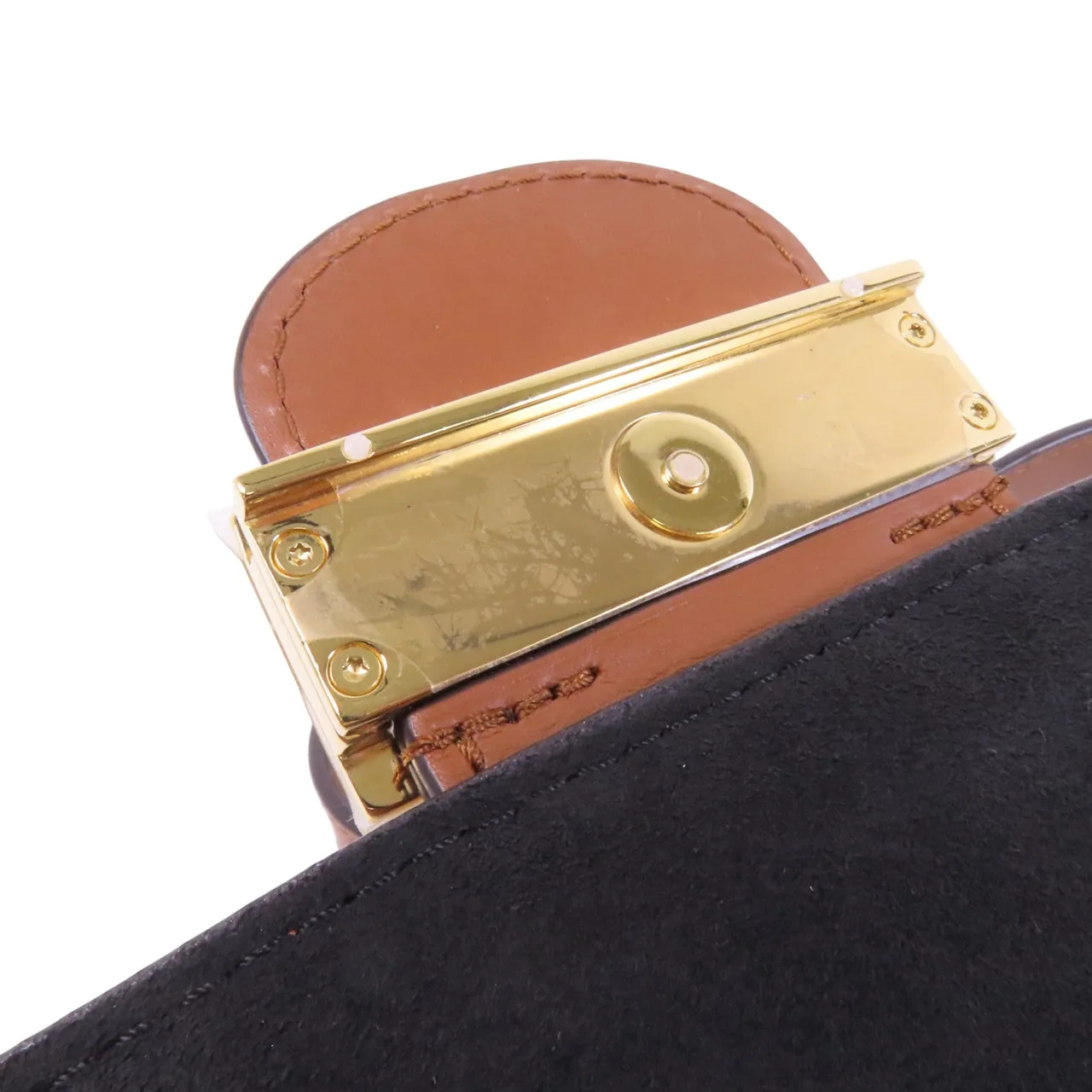 LOUIS VUITTON Mini Dauphine M45959 肩背包 塗層帆布 棕色 塗層帆布 中古品A - 縮圖 10